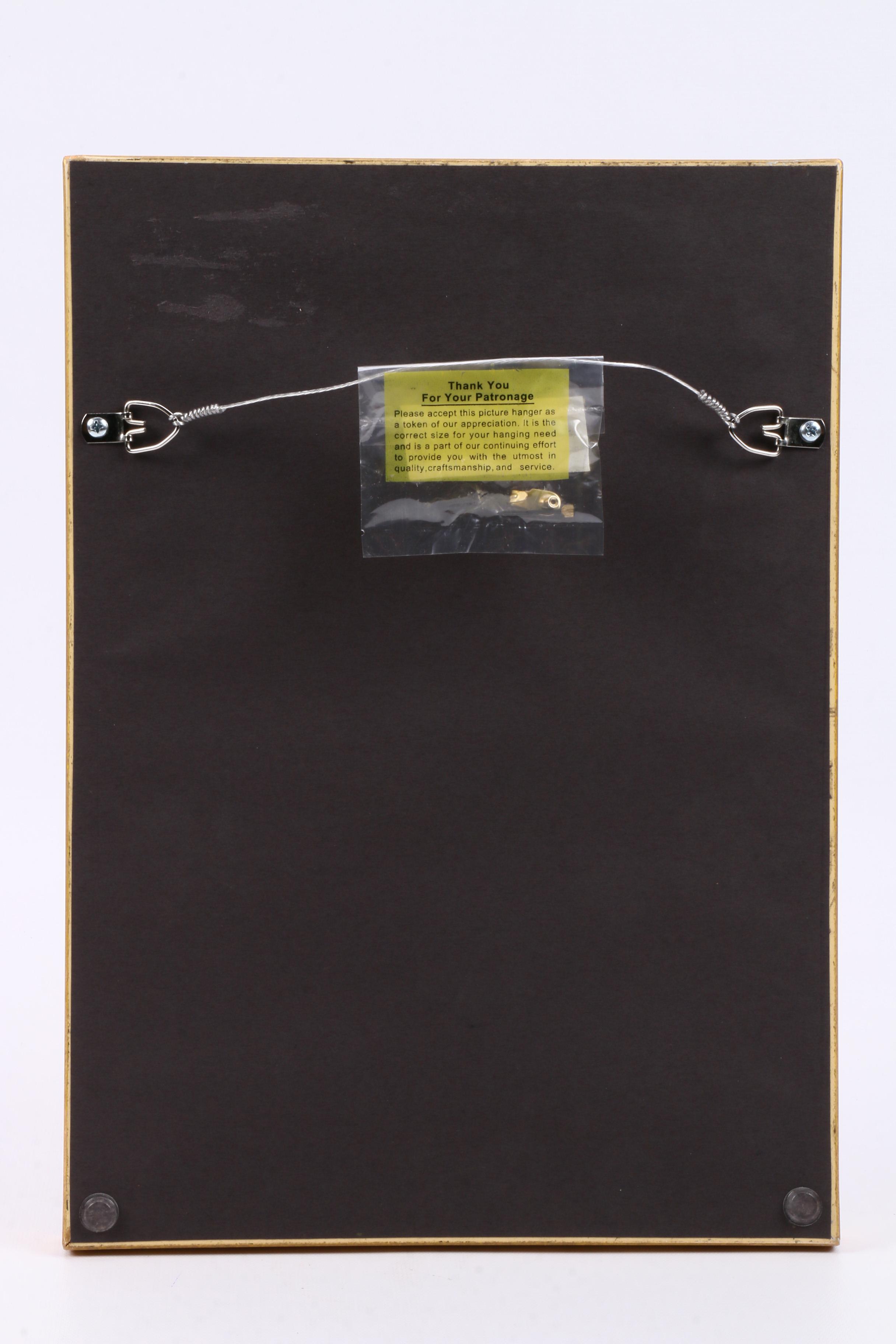 William Hawkins Landscape Oil Painting with Cloud Formation