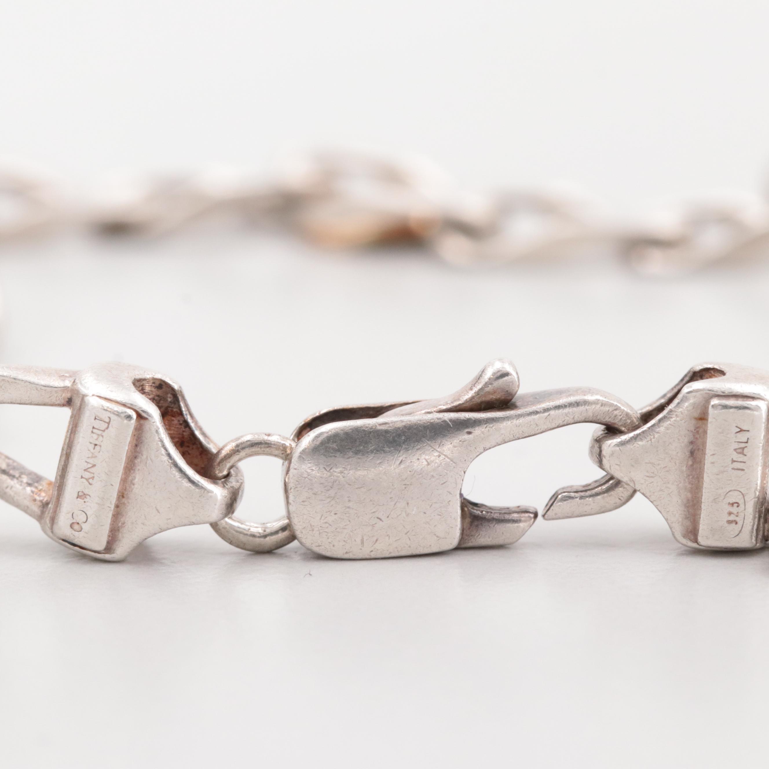 Tiffany & Co. Sterling Silver Bracelet with 18K Yellow Gold Accents