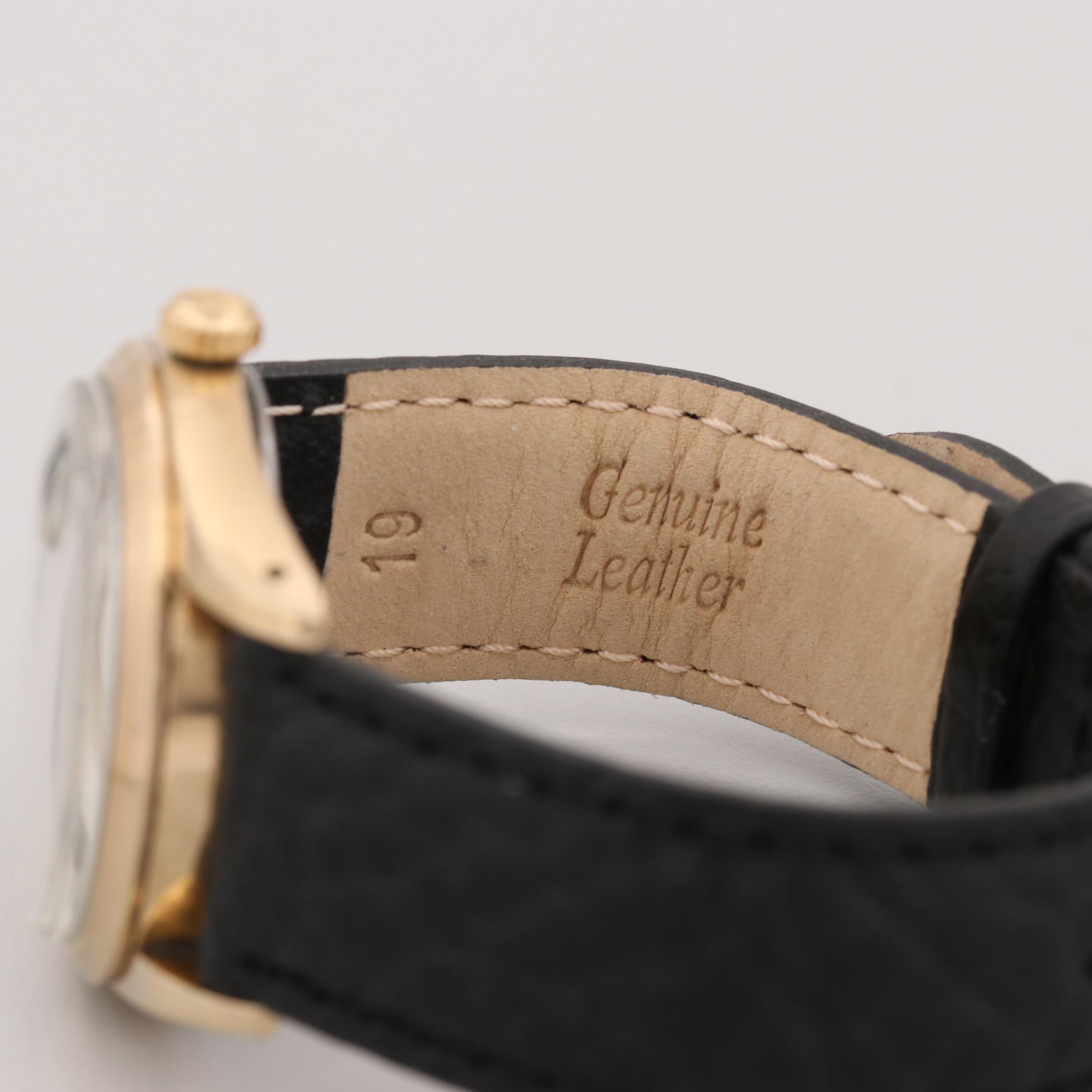 Vintage Rolex Oysterdate  Gold Shell Stem Wind Watch, 1960