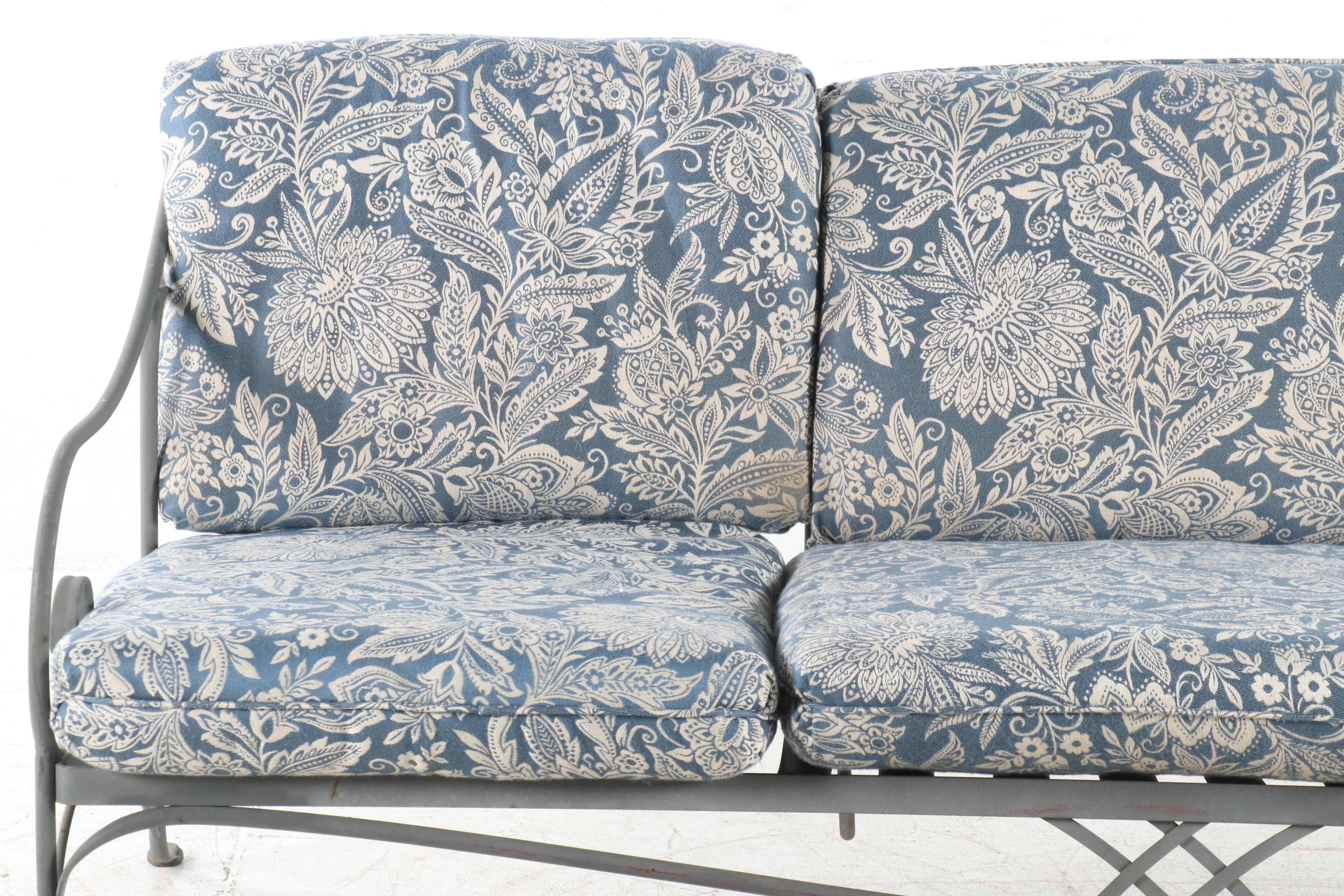 Metal Patio Sofa, Contemporary