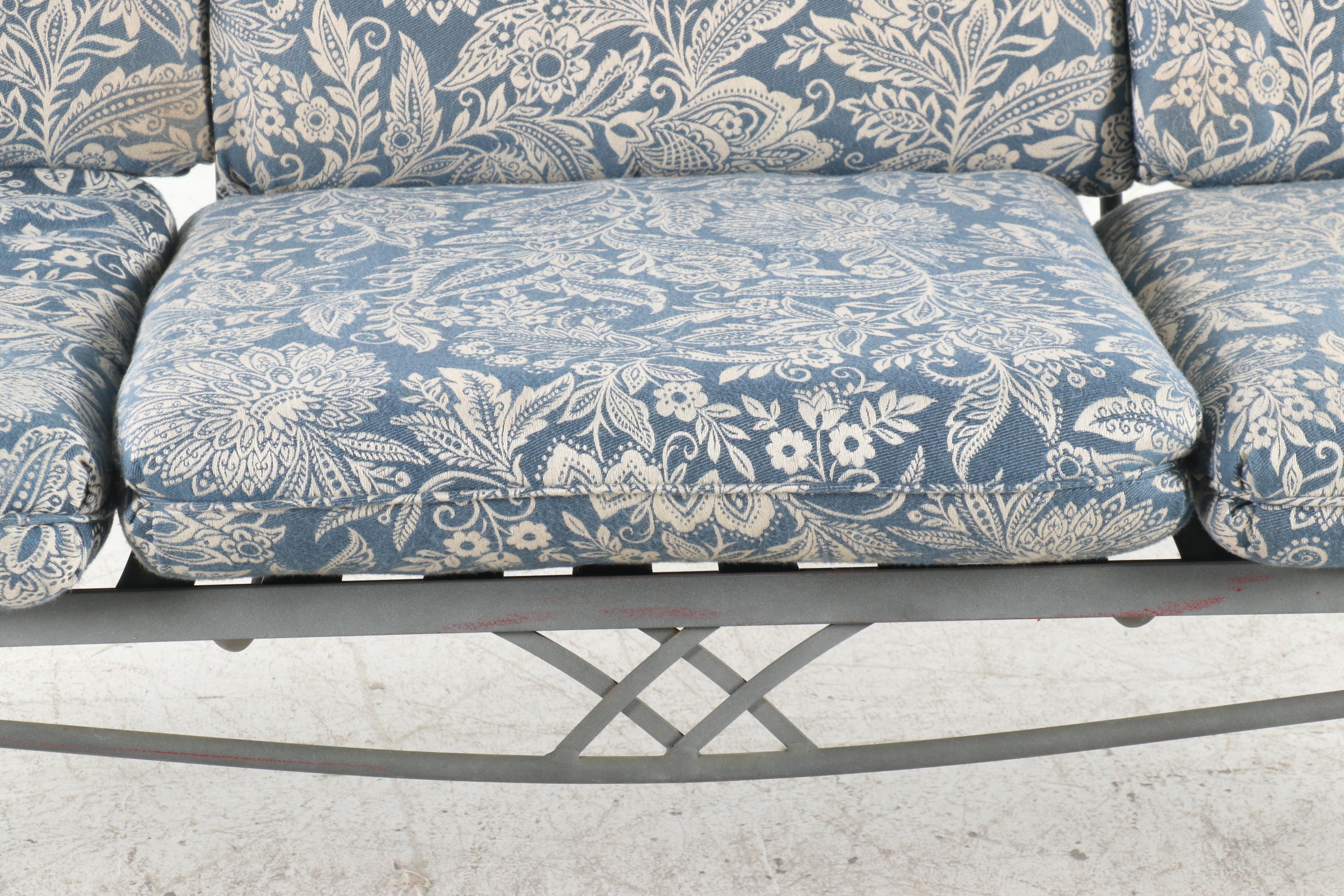 Metal Patio Sofa, Contemporary