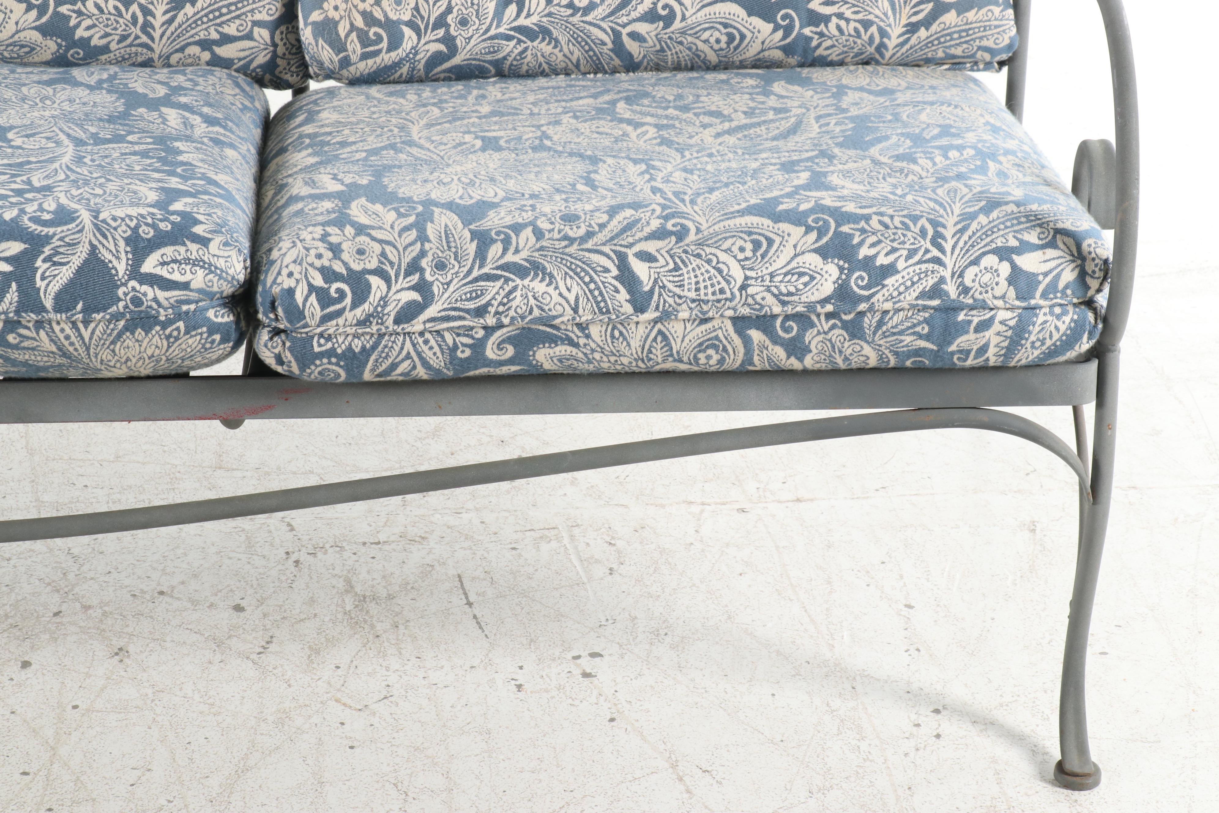 Metal Patio Sofa, Contemporary