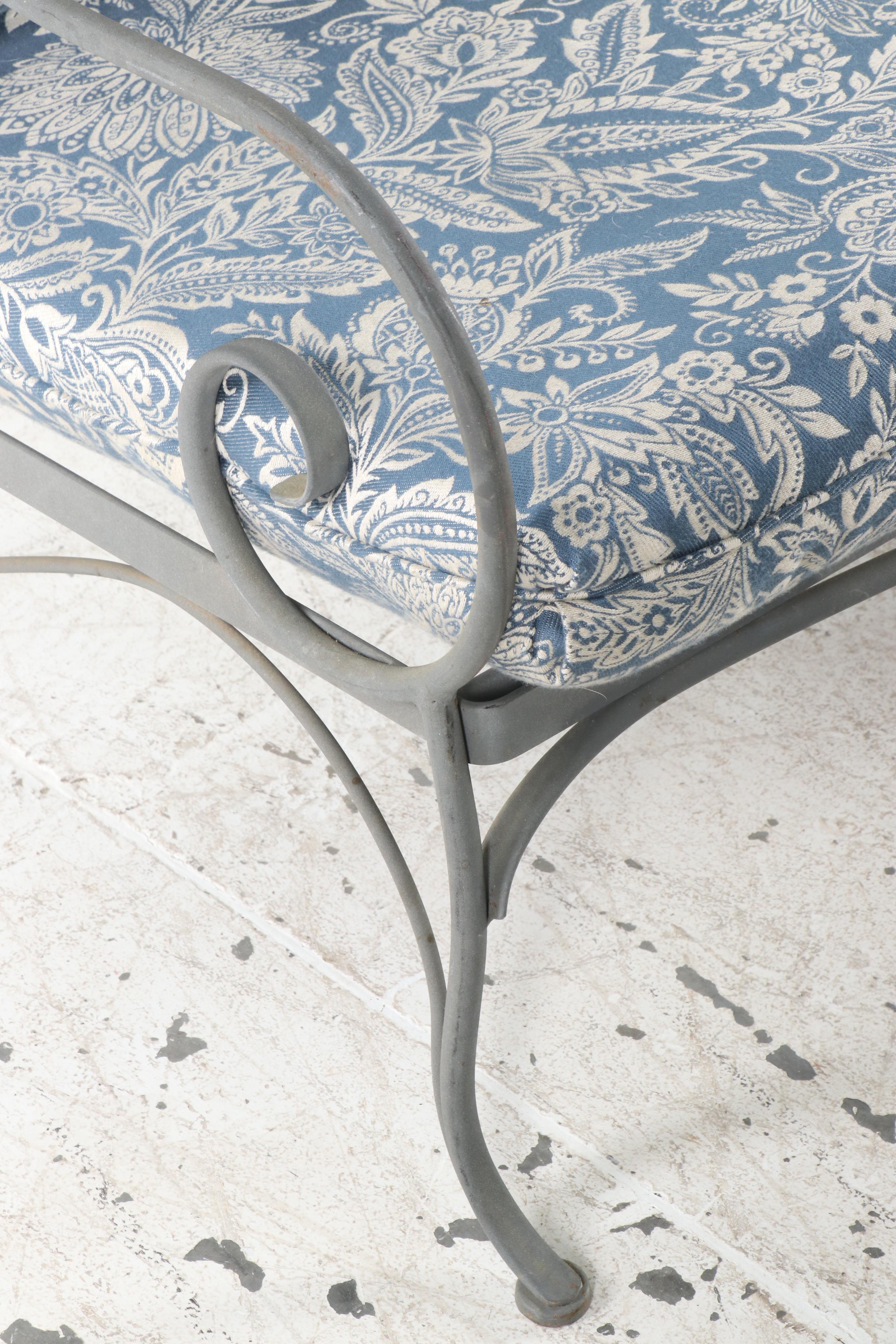 Metal Patio Sofa, Contemporary