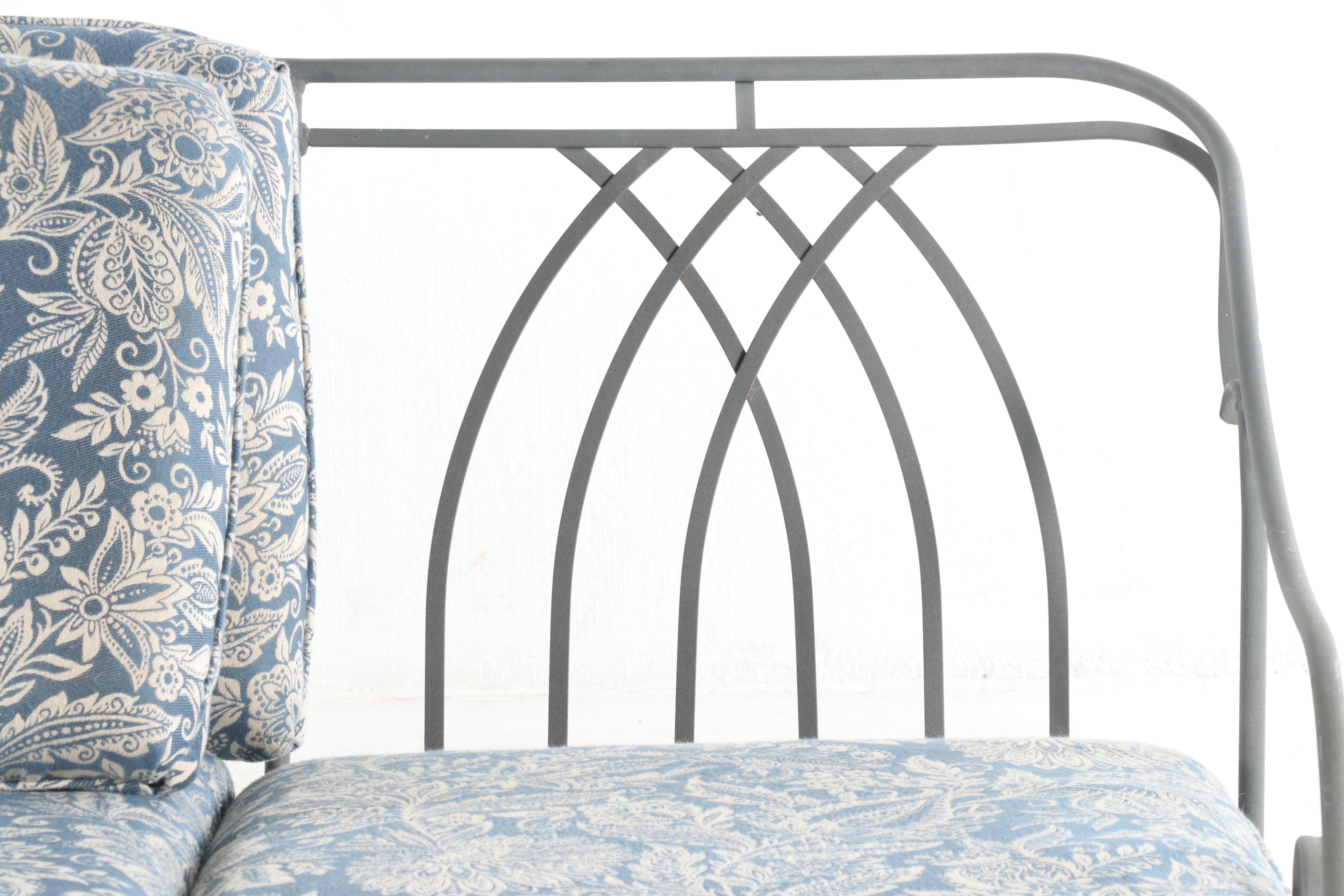 Metal Patio Sofa, Contemporary