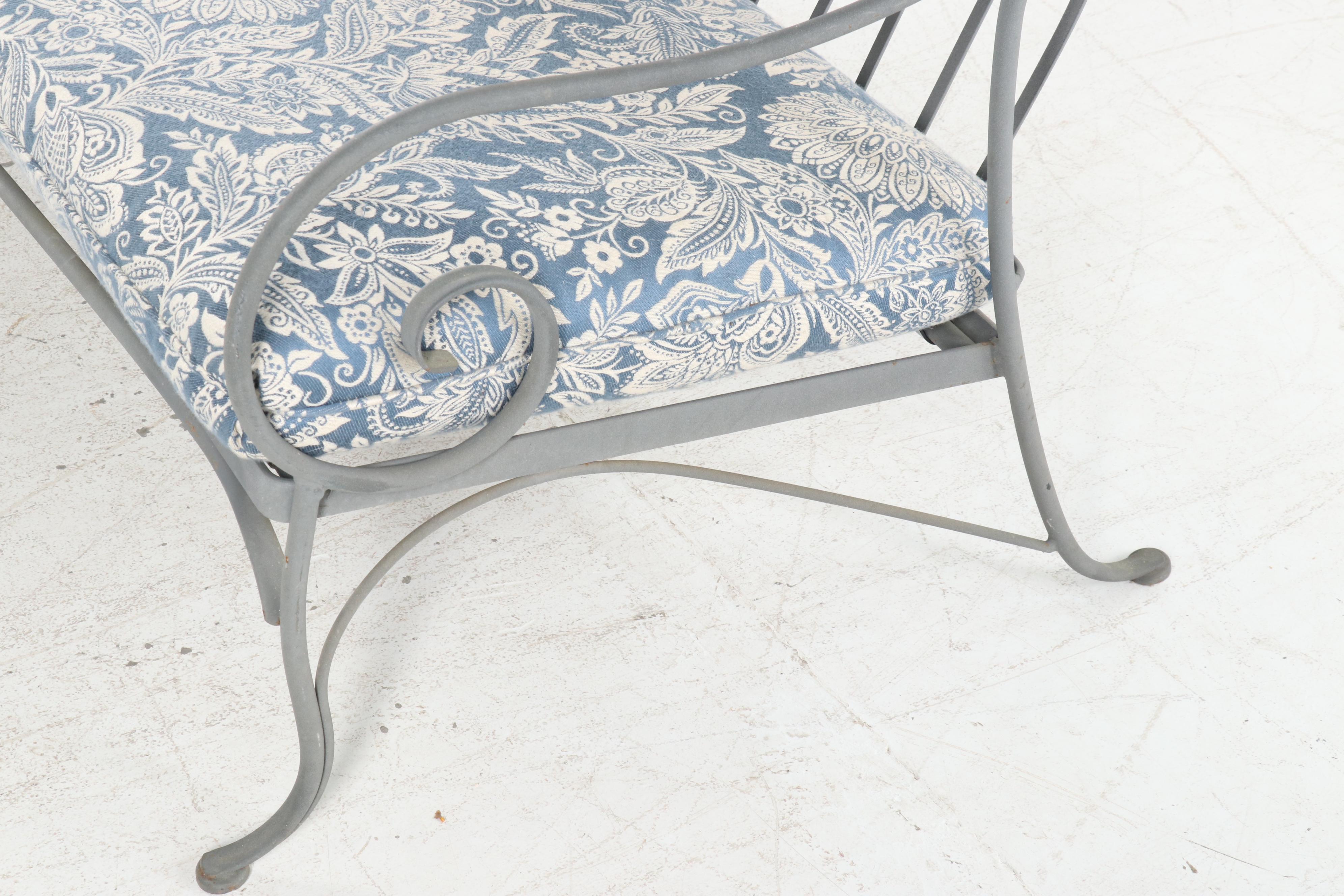 Metal Patio Sofa, Contemporary