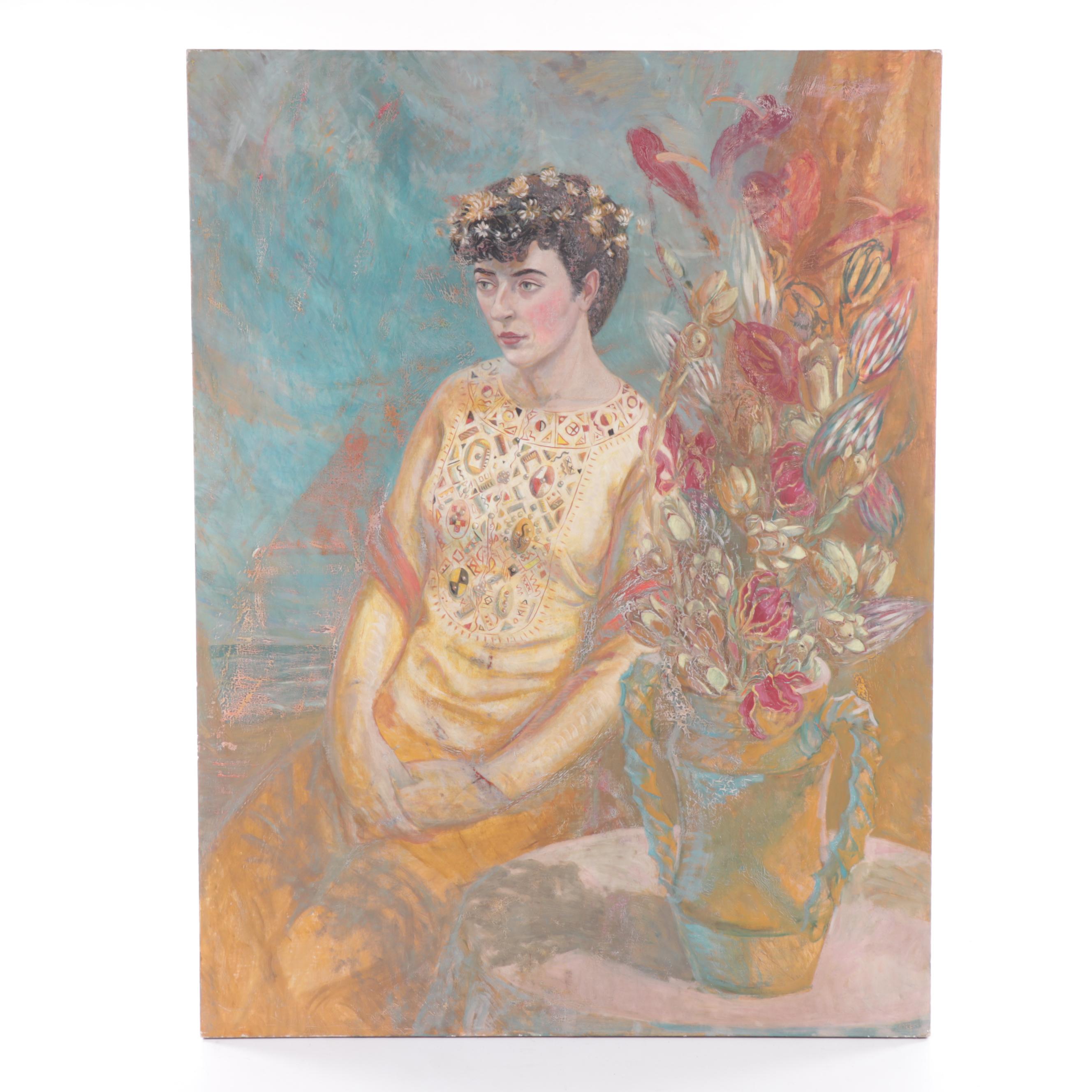 Ann Agee Portrait Oil Painting