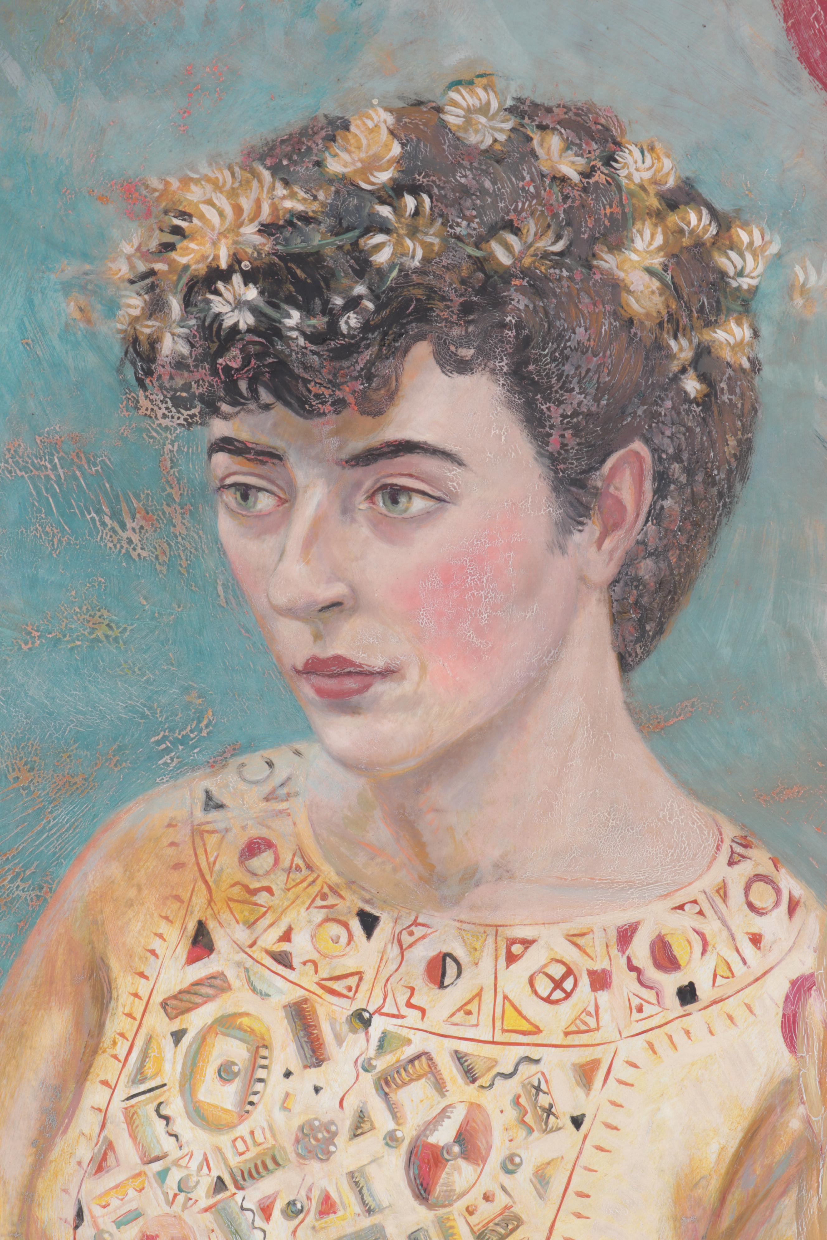 Ann Agee Portrait Oil Painting