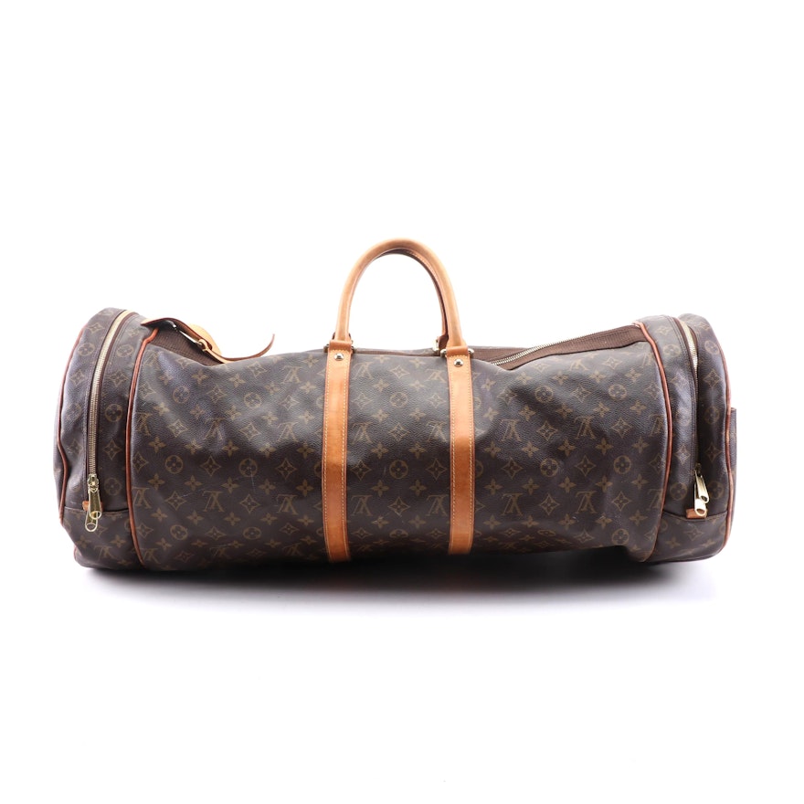 Louis Vuitton Paris Monogram Canvas Sac Athletisme Duffle Bag