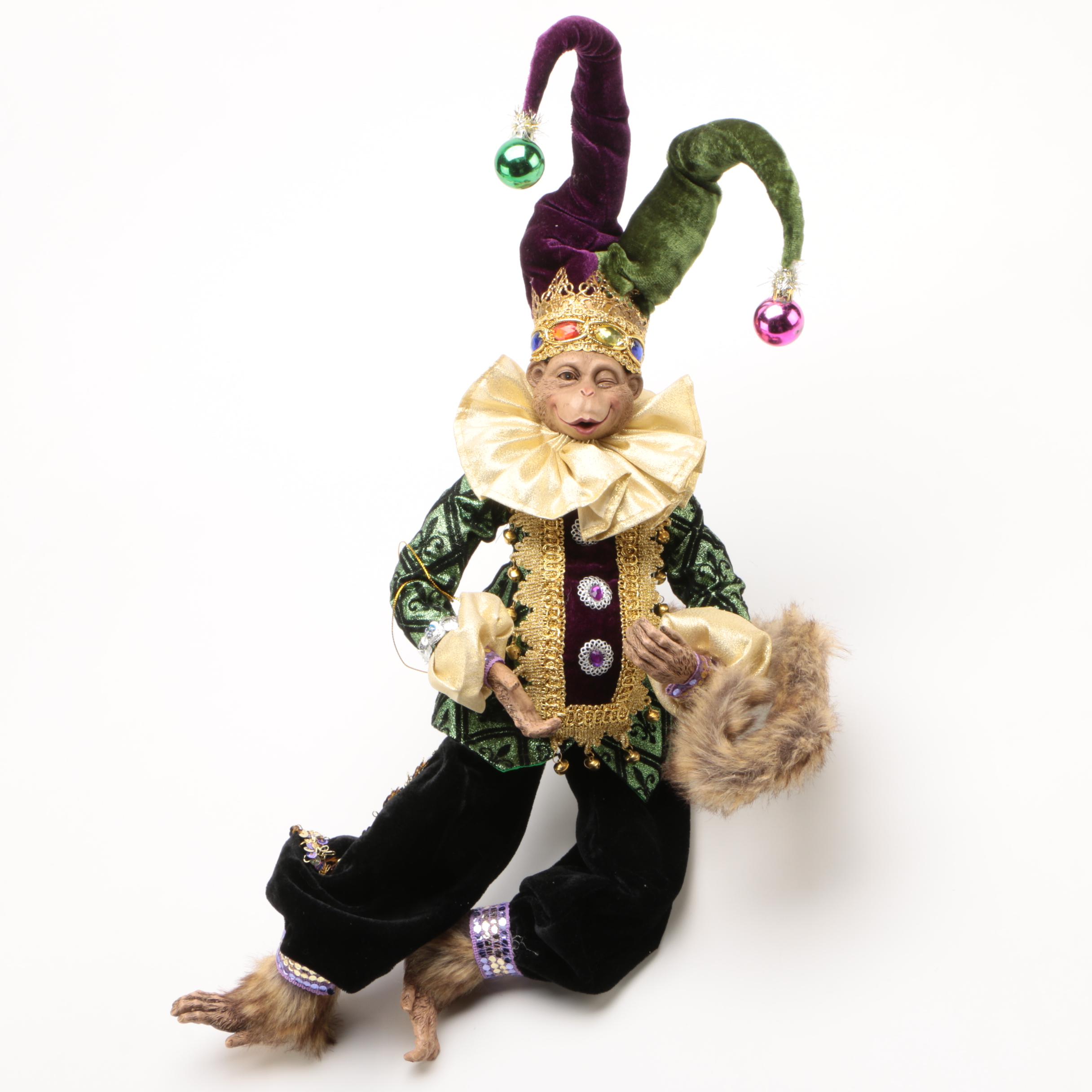 Mark Roberts Limited Edition Court Jester Monkey
