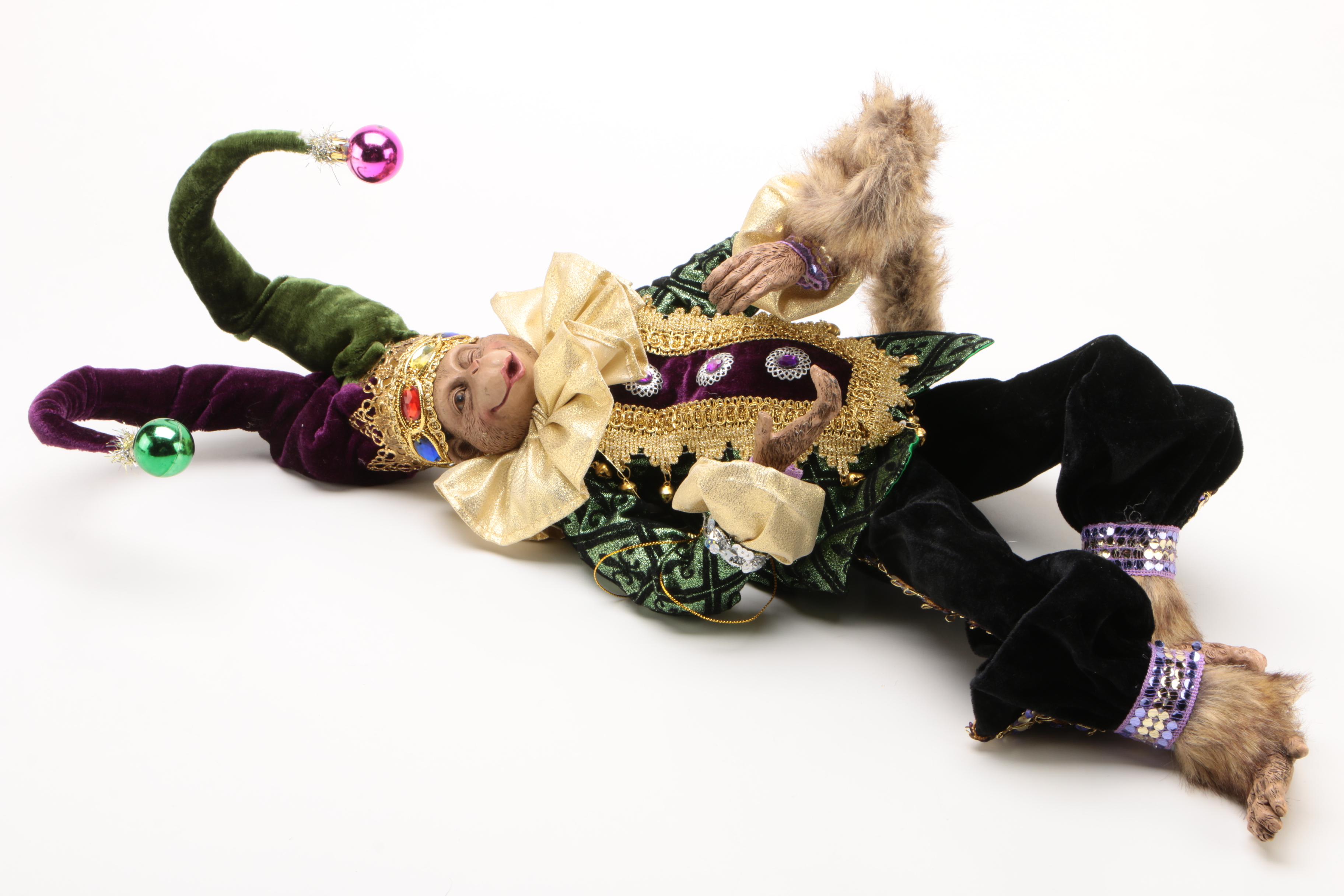 Mark Roberts Limited Edition Court Jester Monkey