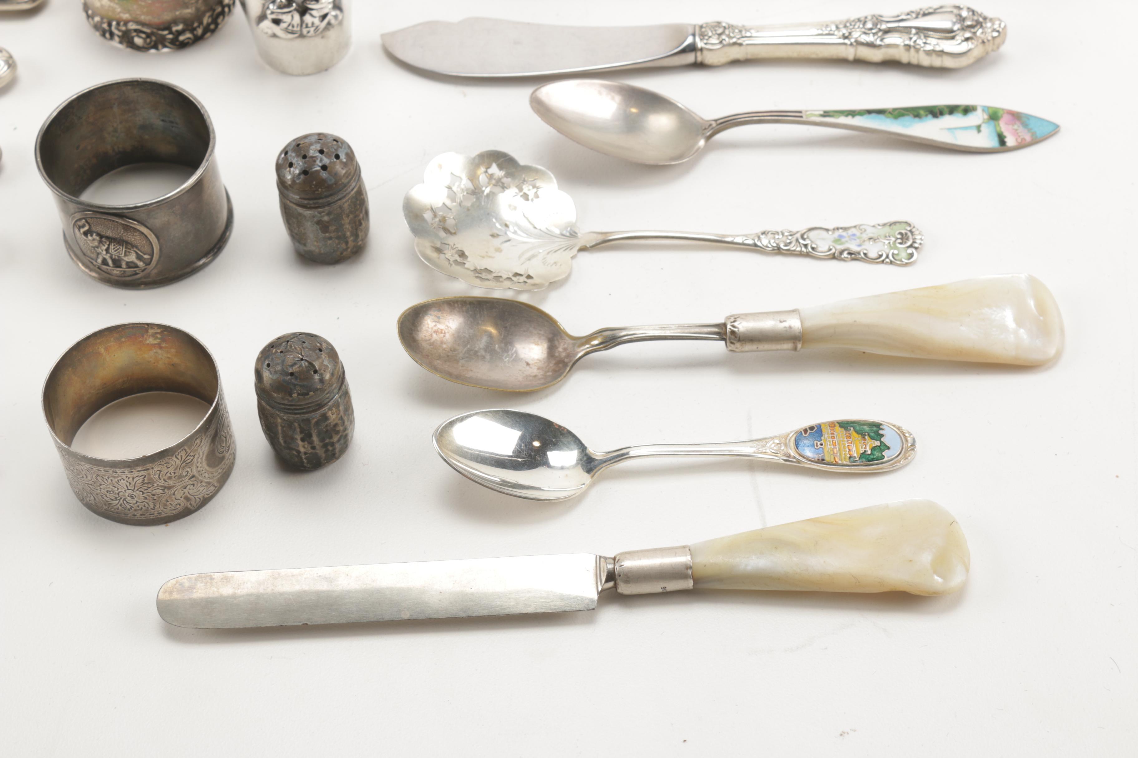 Silver Flatware and Tableware Featuring Lunt, Wallace, Webster, International