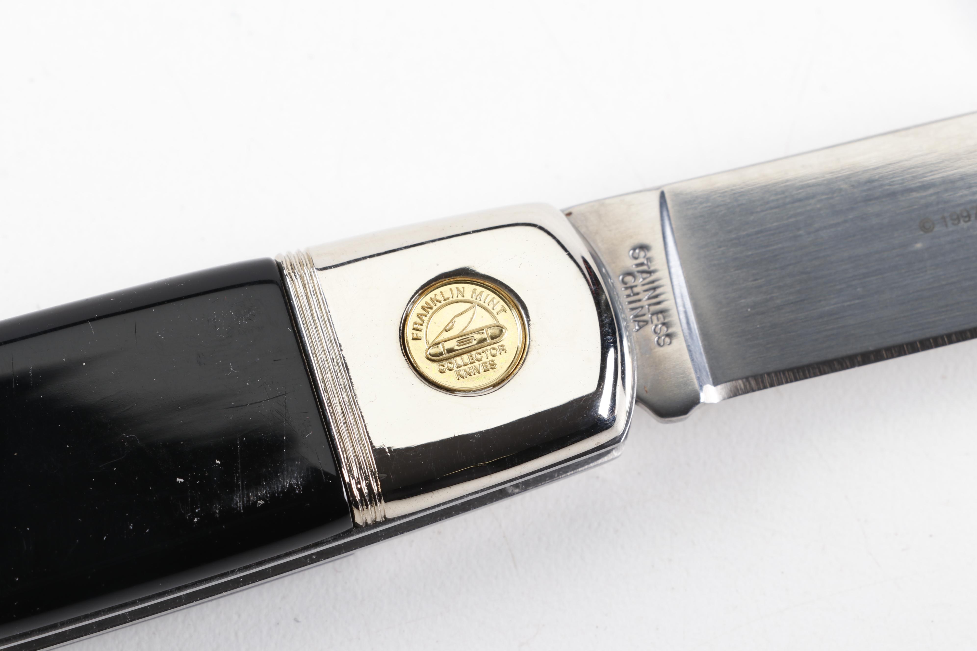 Franklin Mint Collector's Pocket Knives, Group of Five