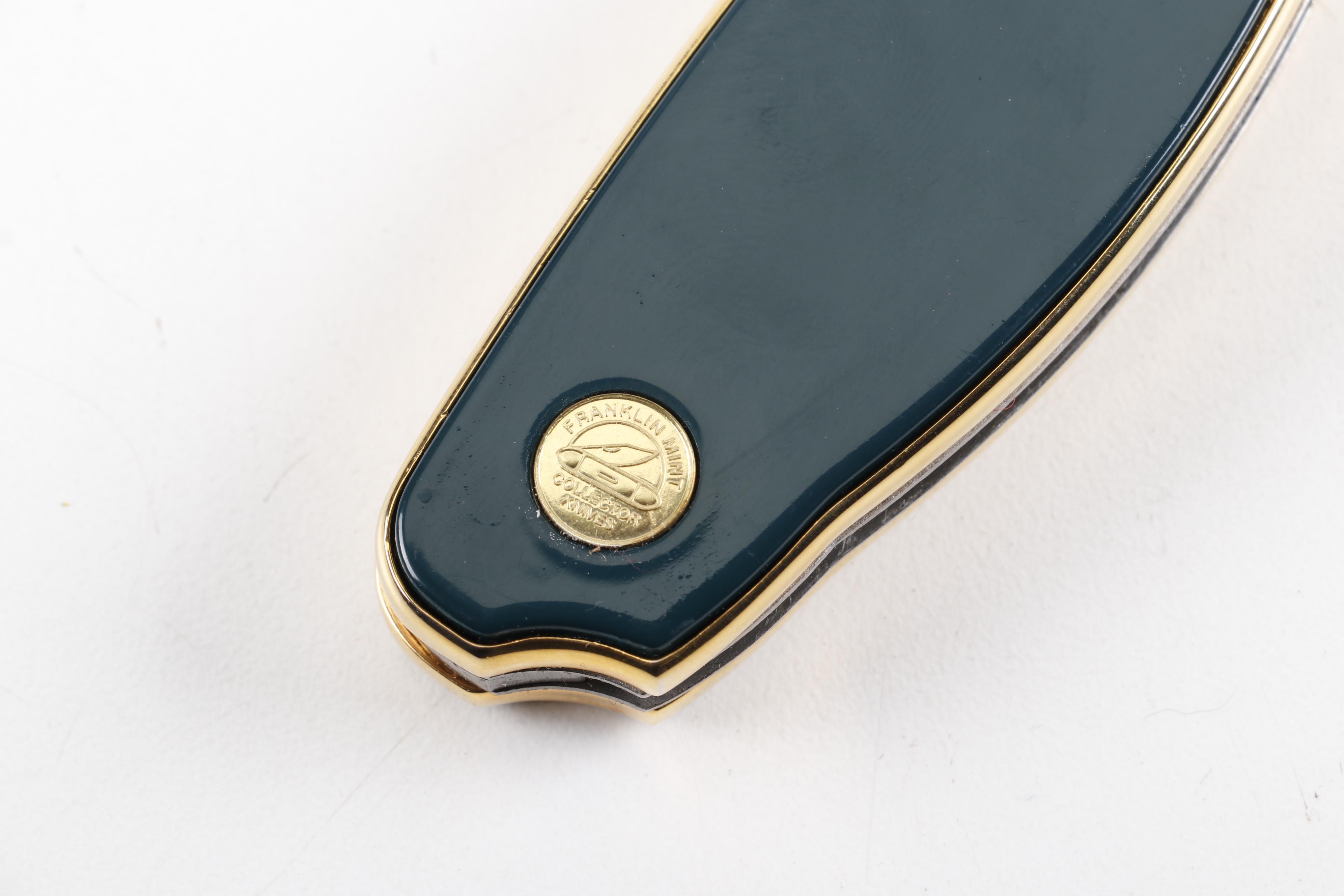 Franklin Mint Collector's Pocket Knives, Group of Five