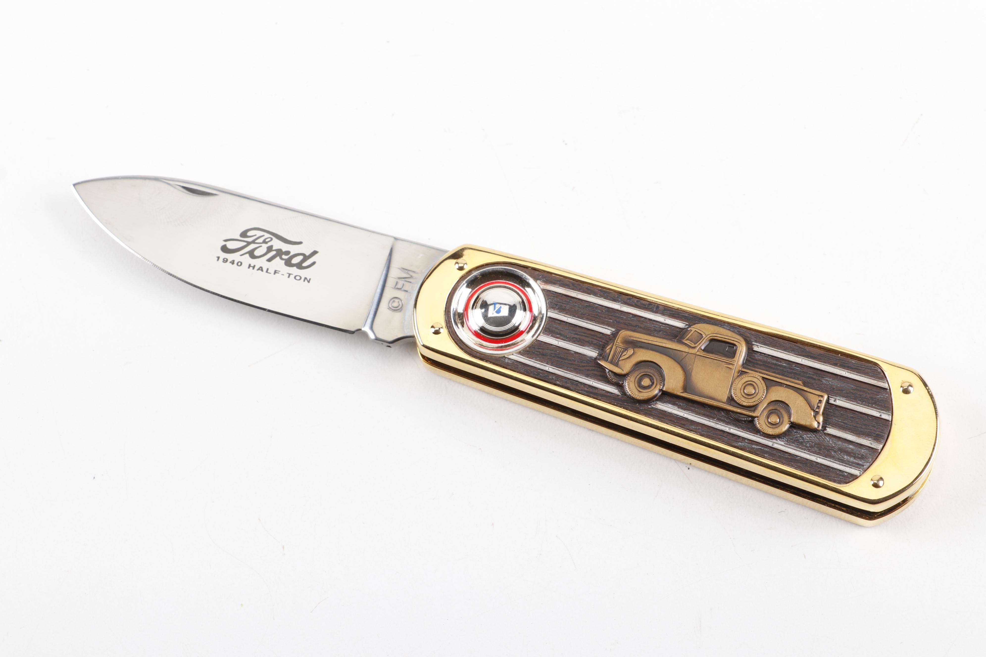 Franklin Mint Collector's Pocket Knives, Group of Five