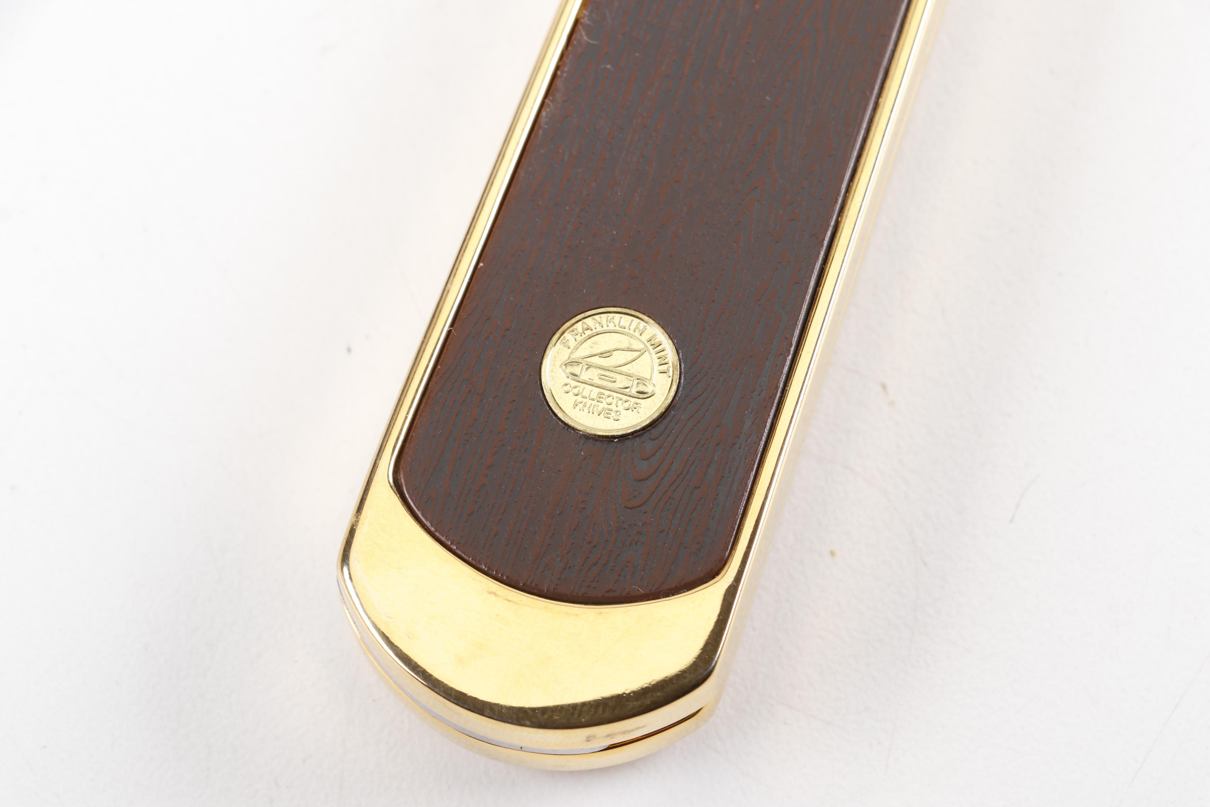 Franklin Mint Collector's Pocket Knives, Group of Five