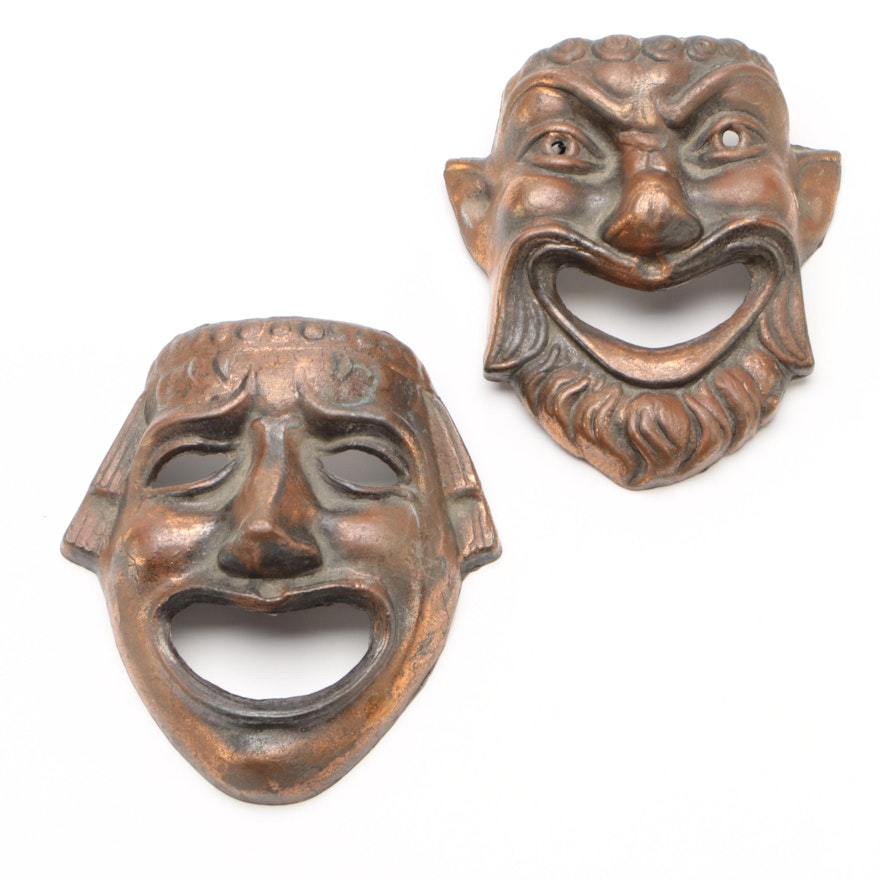 Comedy and Tragedy Decorative Wall Hanging Masks