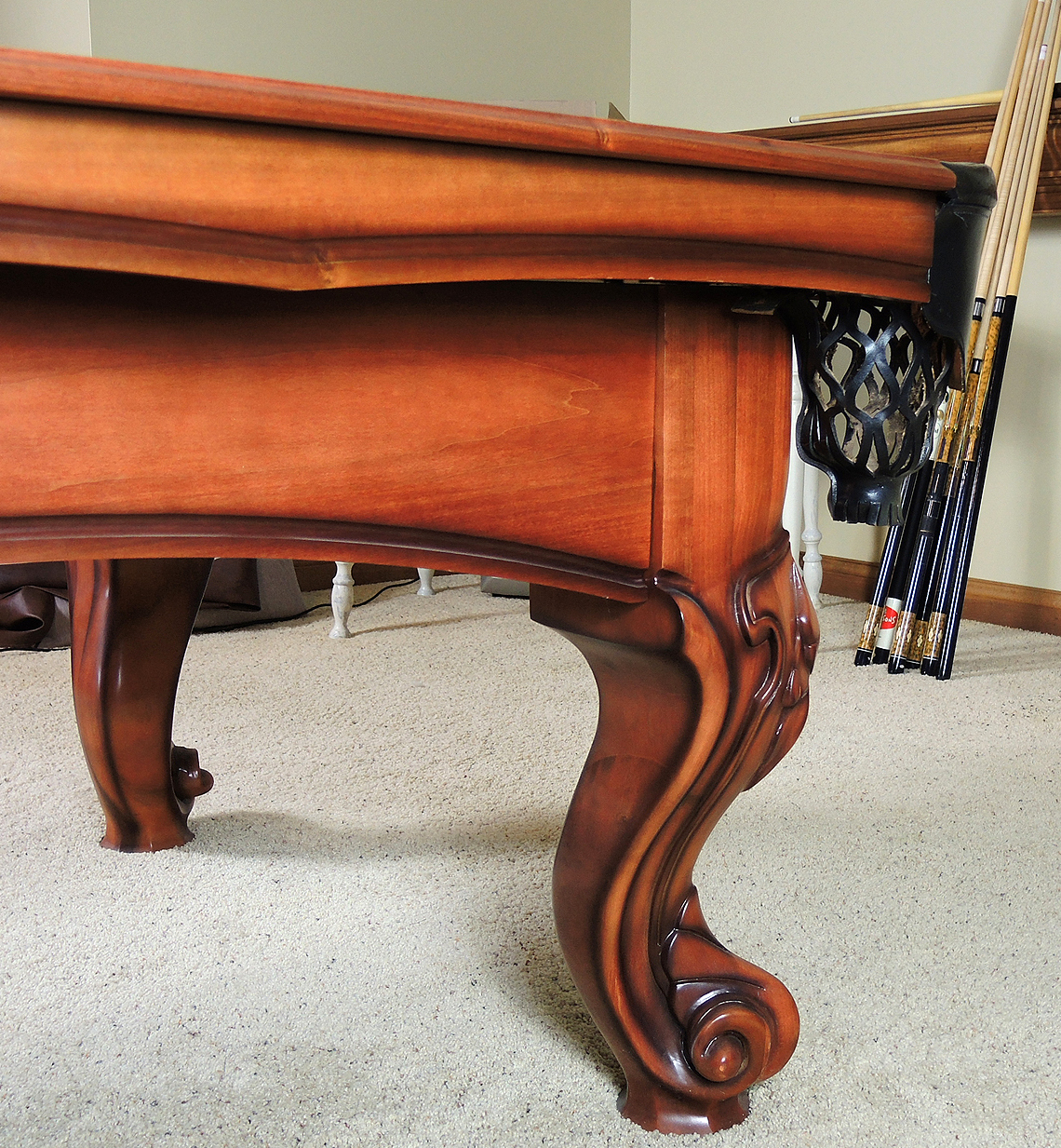 Peter Vitalie Company "Gore Gulch" Collection Billiard Table and Accessories