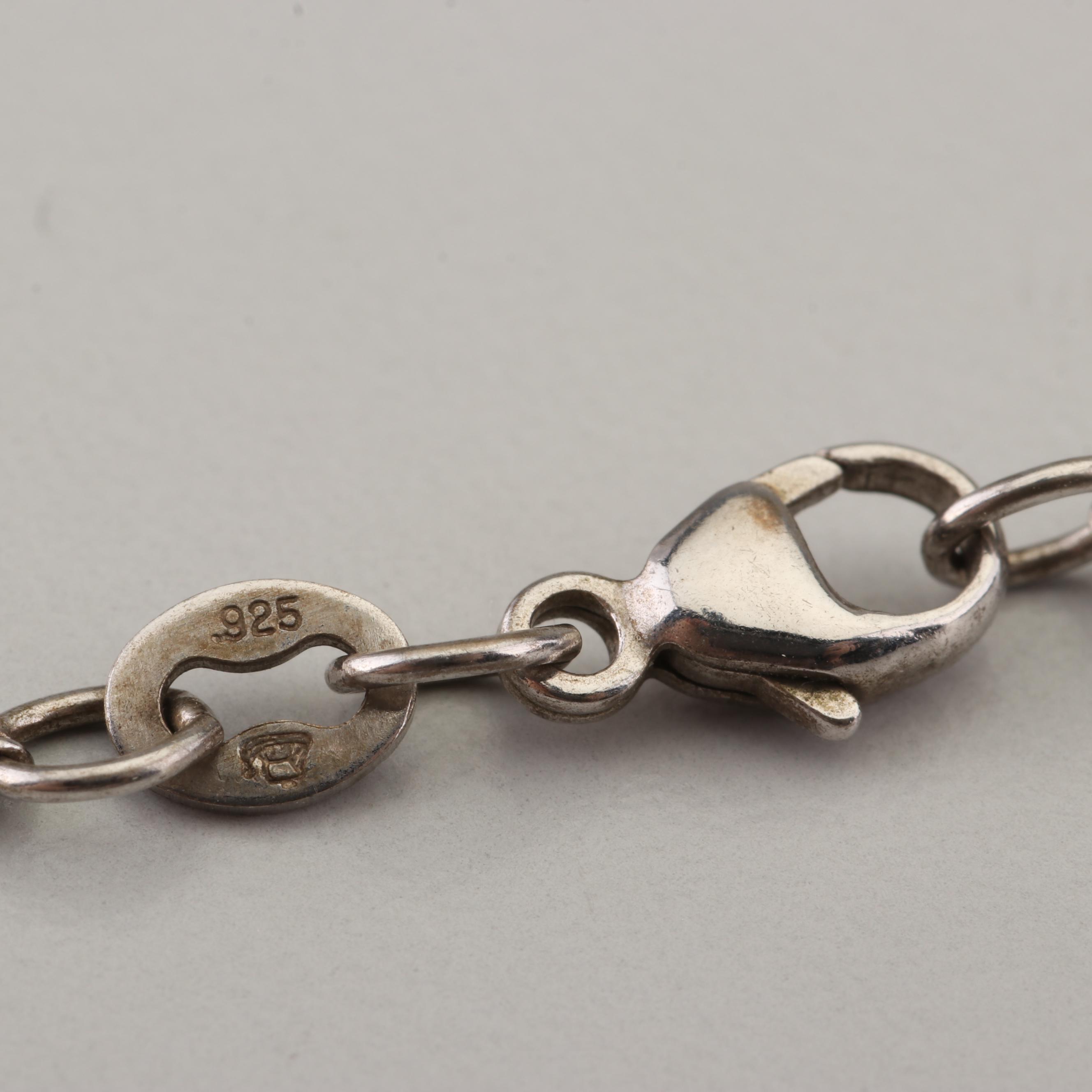 James Avery Sterling Silver Heart Charm Necklace