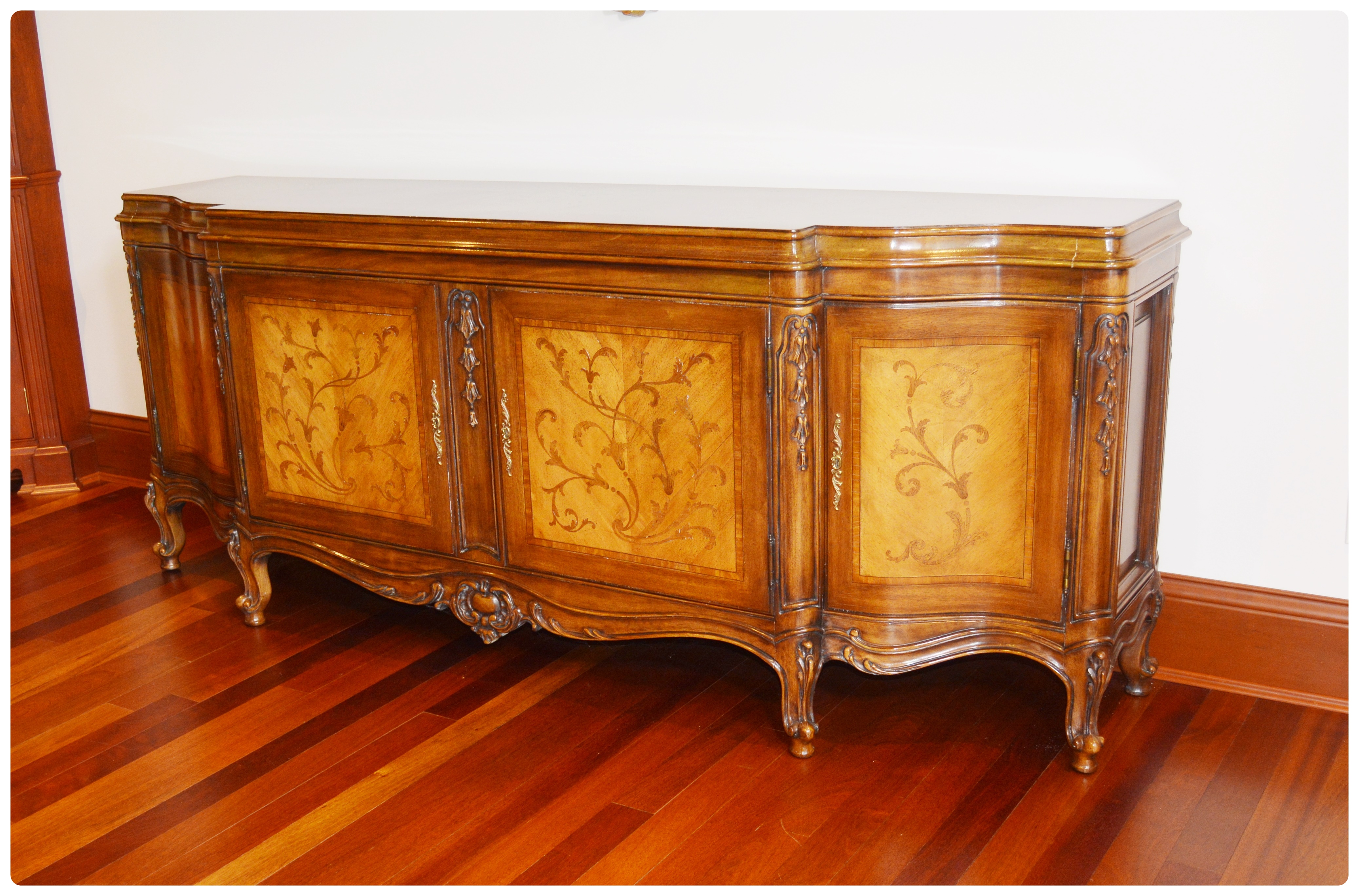 Karges Louis XV Style Wooden Buffet, Contemporary