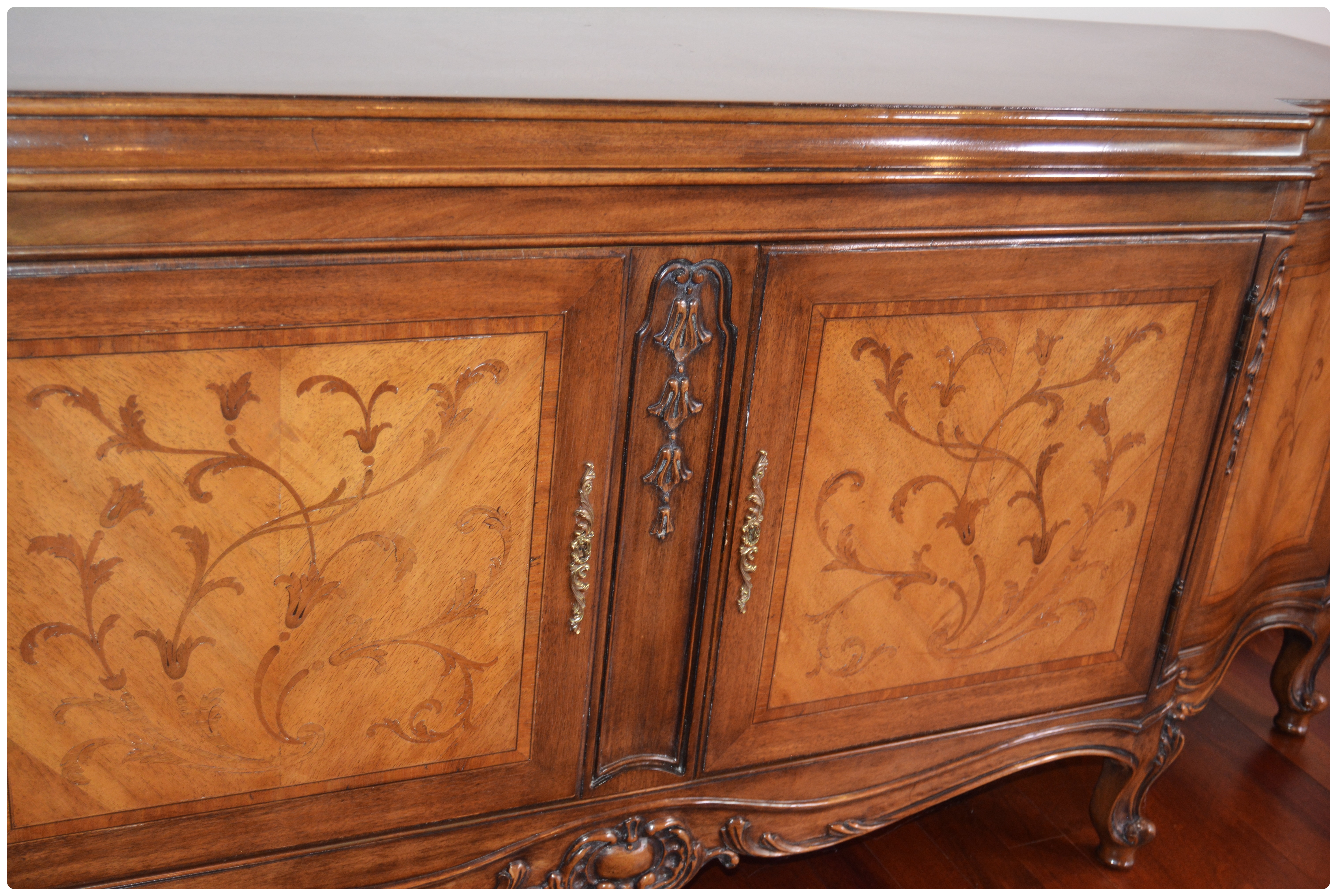 Karges Louis XV Style Wooden Buffet, Contemporary