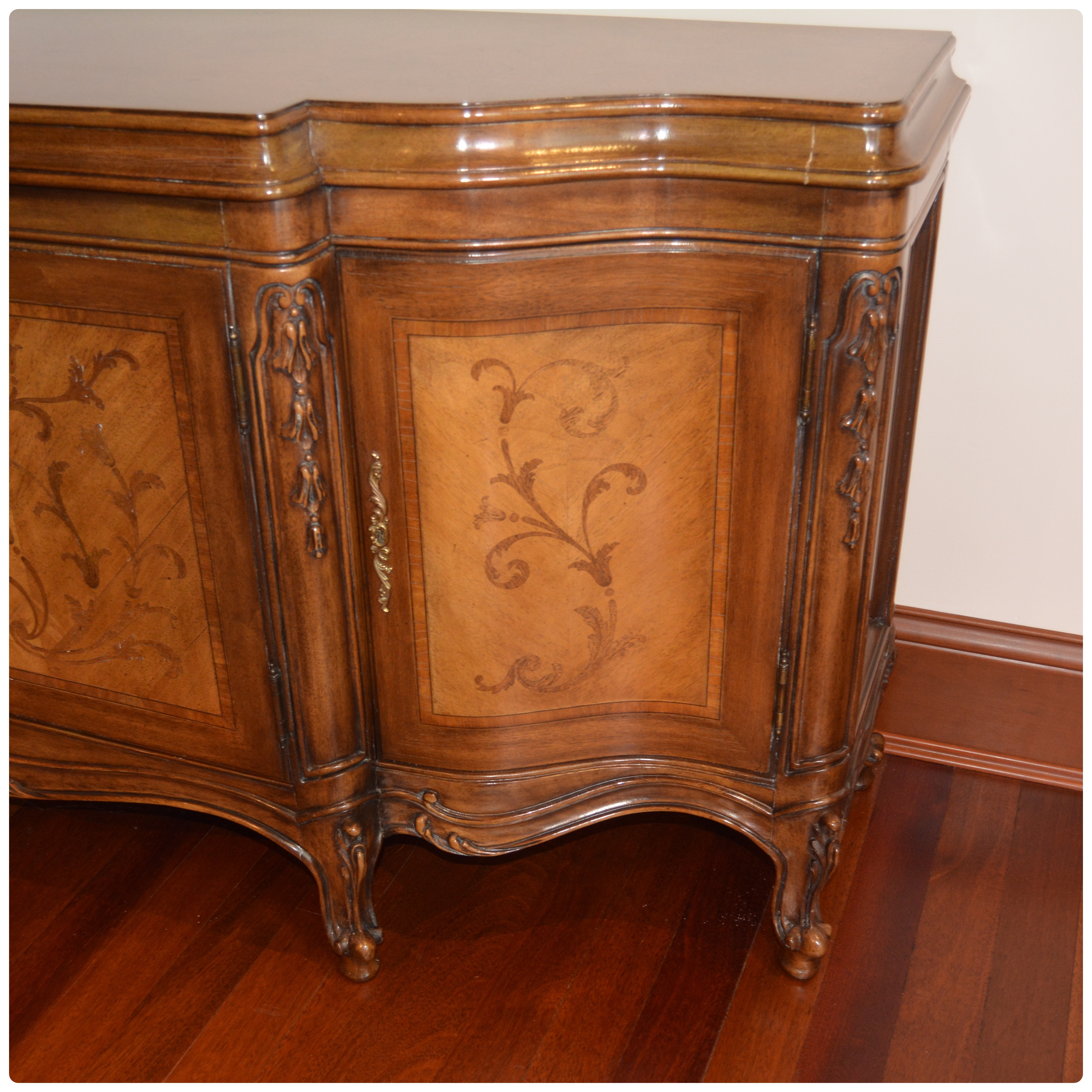 Karges Louis XV Style Wooden Buffet, Contemporary