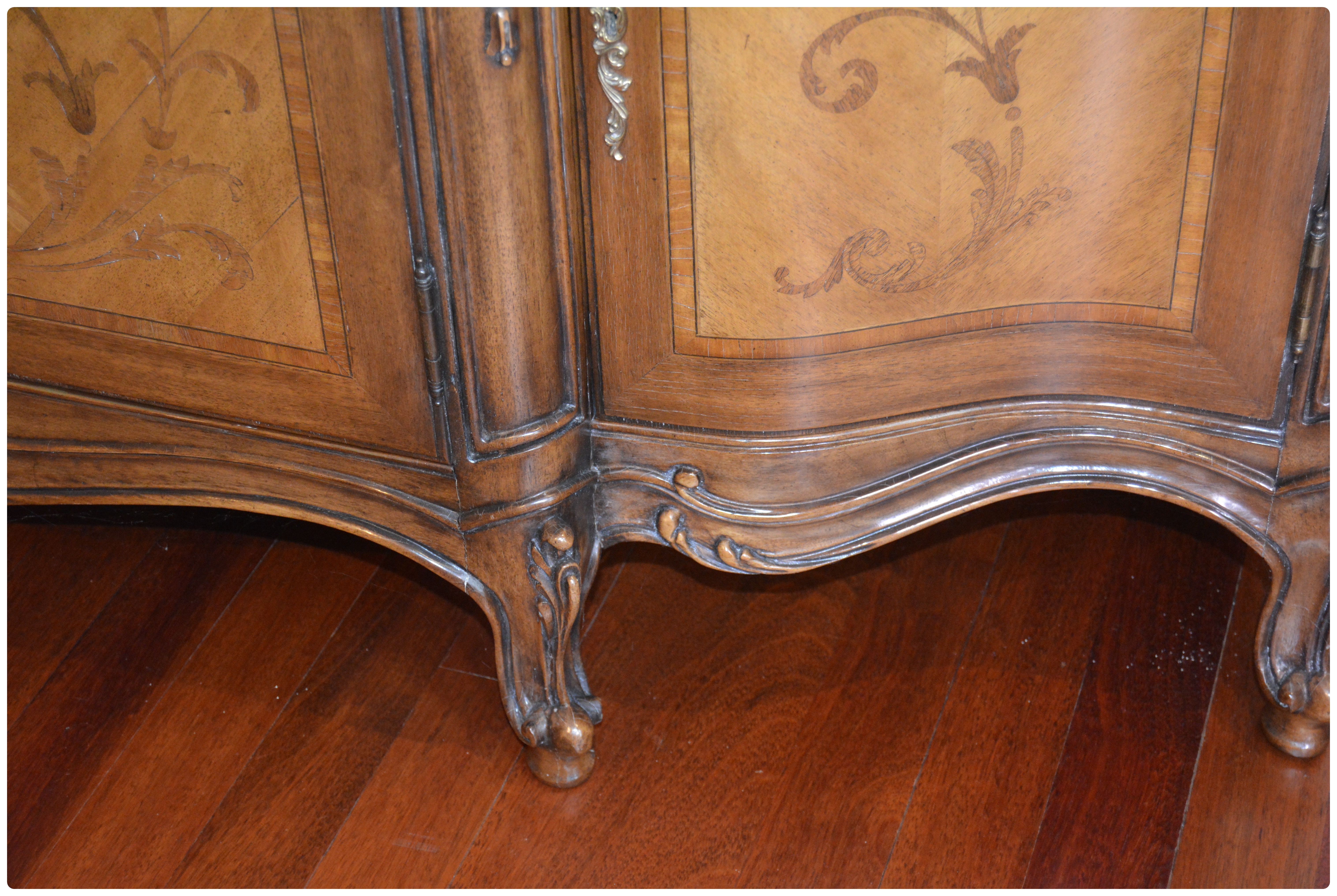 Karges Louis XV Style Wooden Buffet, Contemporary