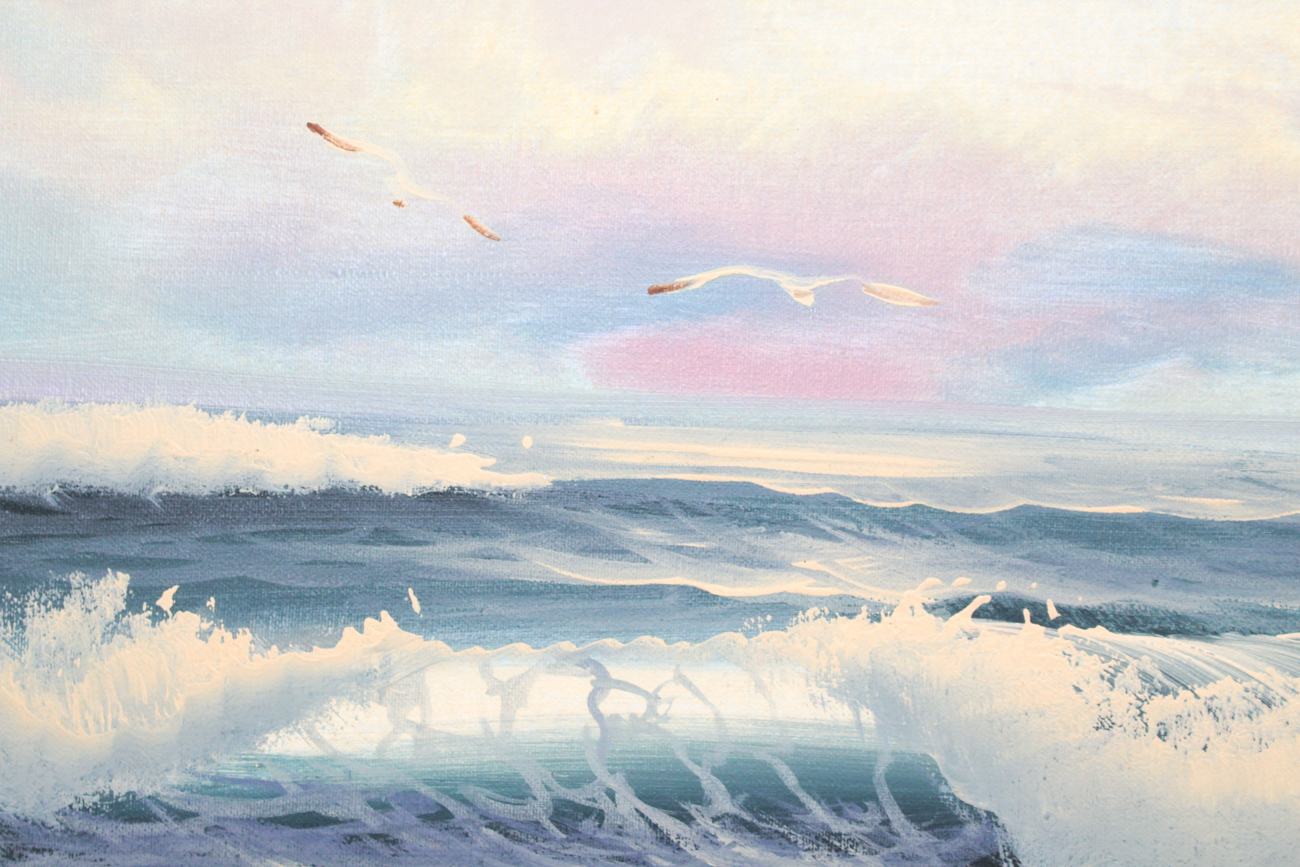 Taylor Seascape Oil Painting