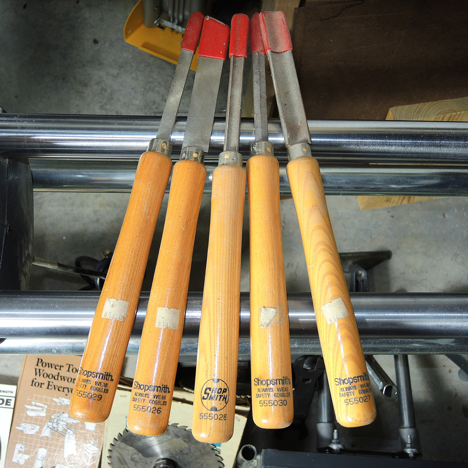 ShopSmith Band Saw, Lathe, Table Saw, Horizontal Boring Drill and Accessories