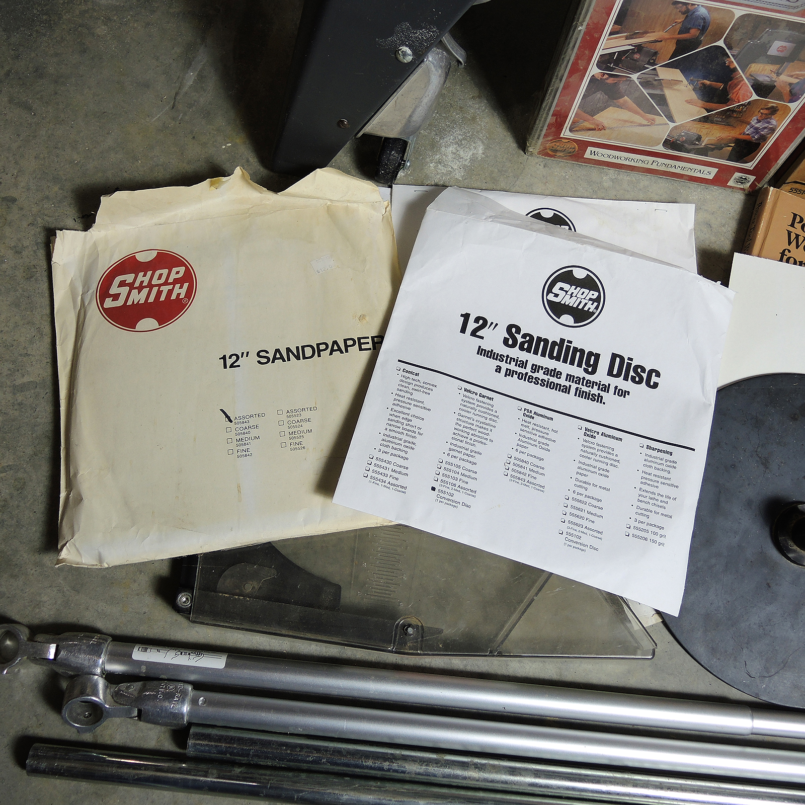 ShopSmith Band Saw, Lathe, Table Saw, Horizontal Boring Drill and Accessories