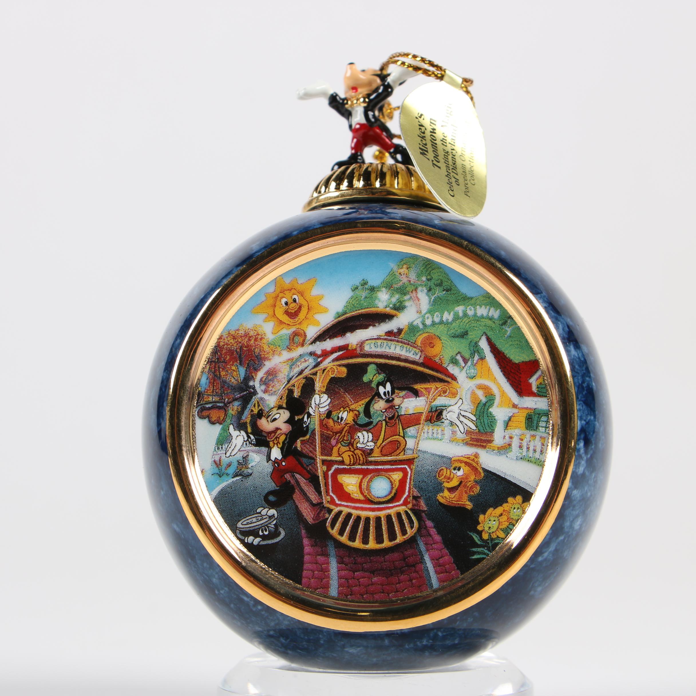 Bradford Editions Disneyland Porcelain Ornaments