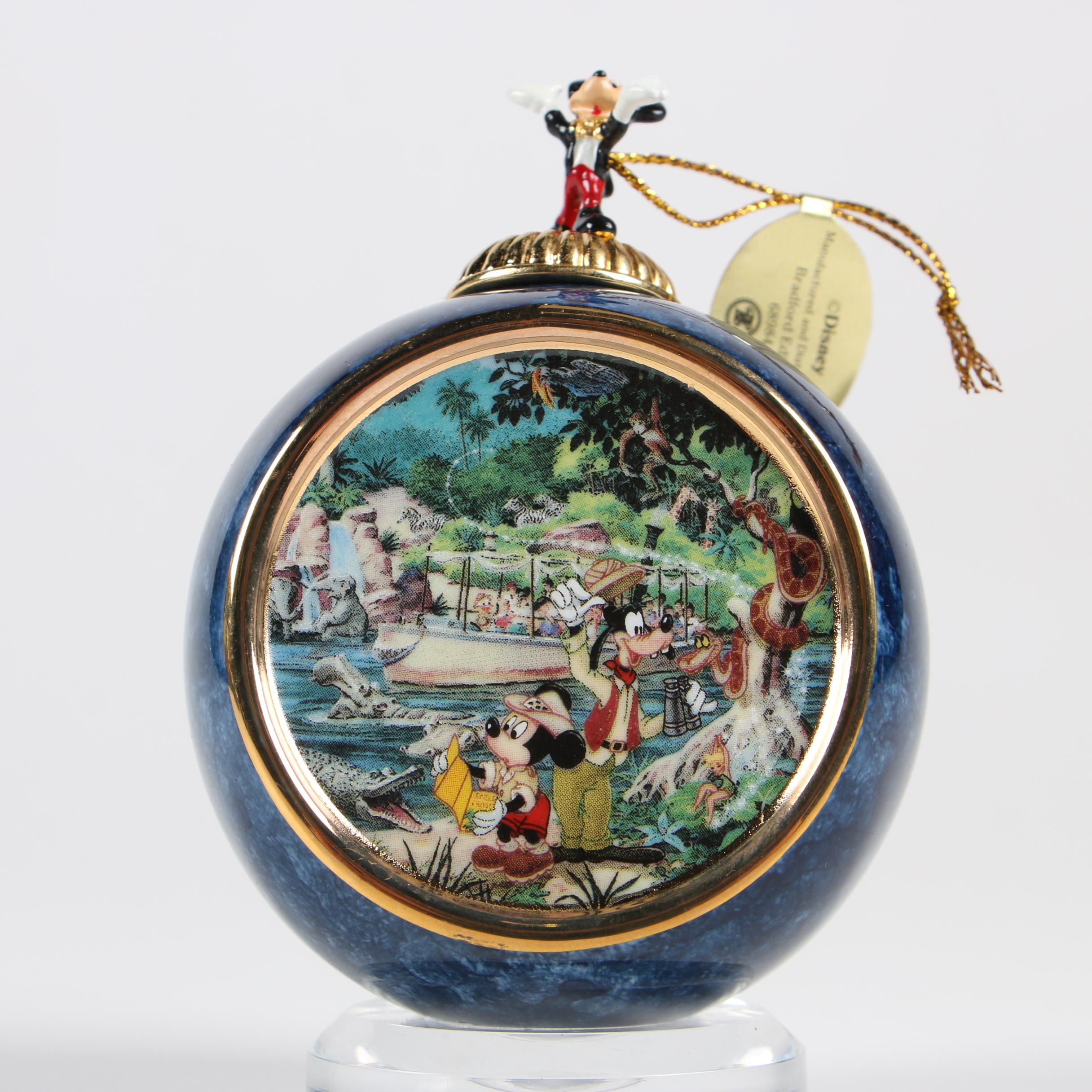 Bradford Editions Disneyland Porcelain Ornaments
