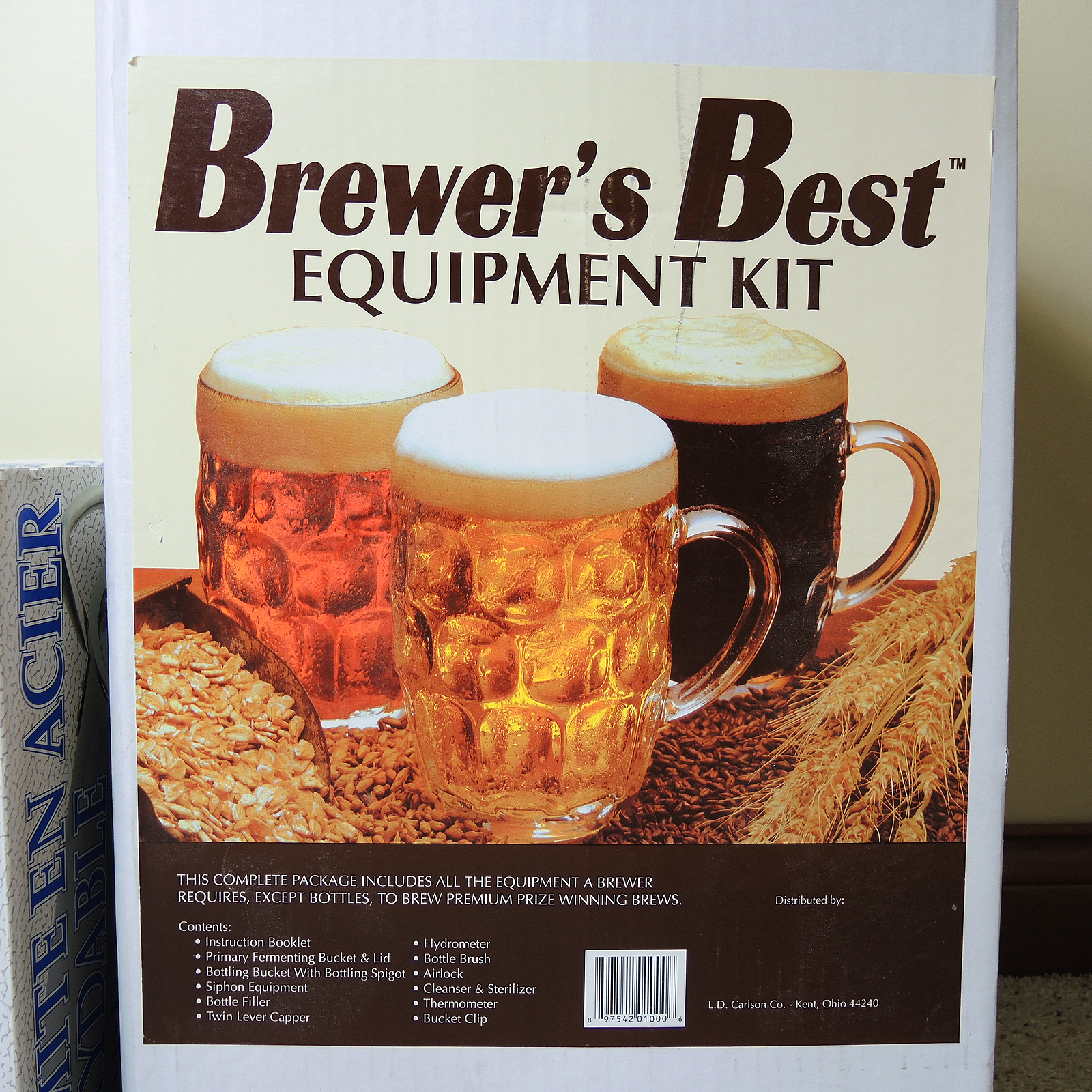 Beer Home Brewing Kit, Bottles and 30 Qt Stainless Steel Stockpot