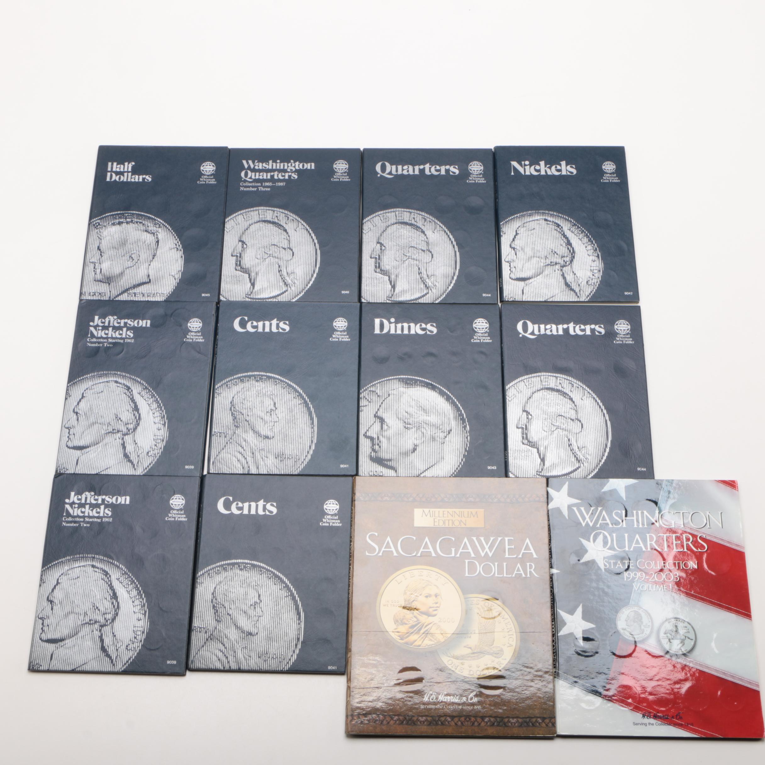 Twelve Binders of Modern U.S. Coinage