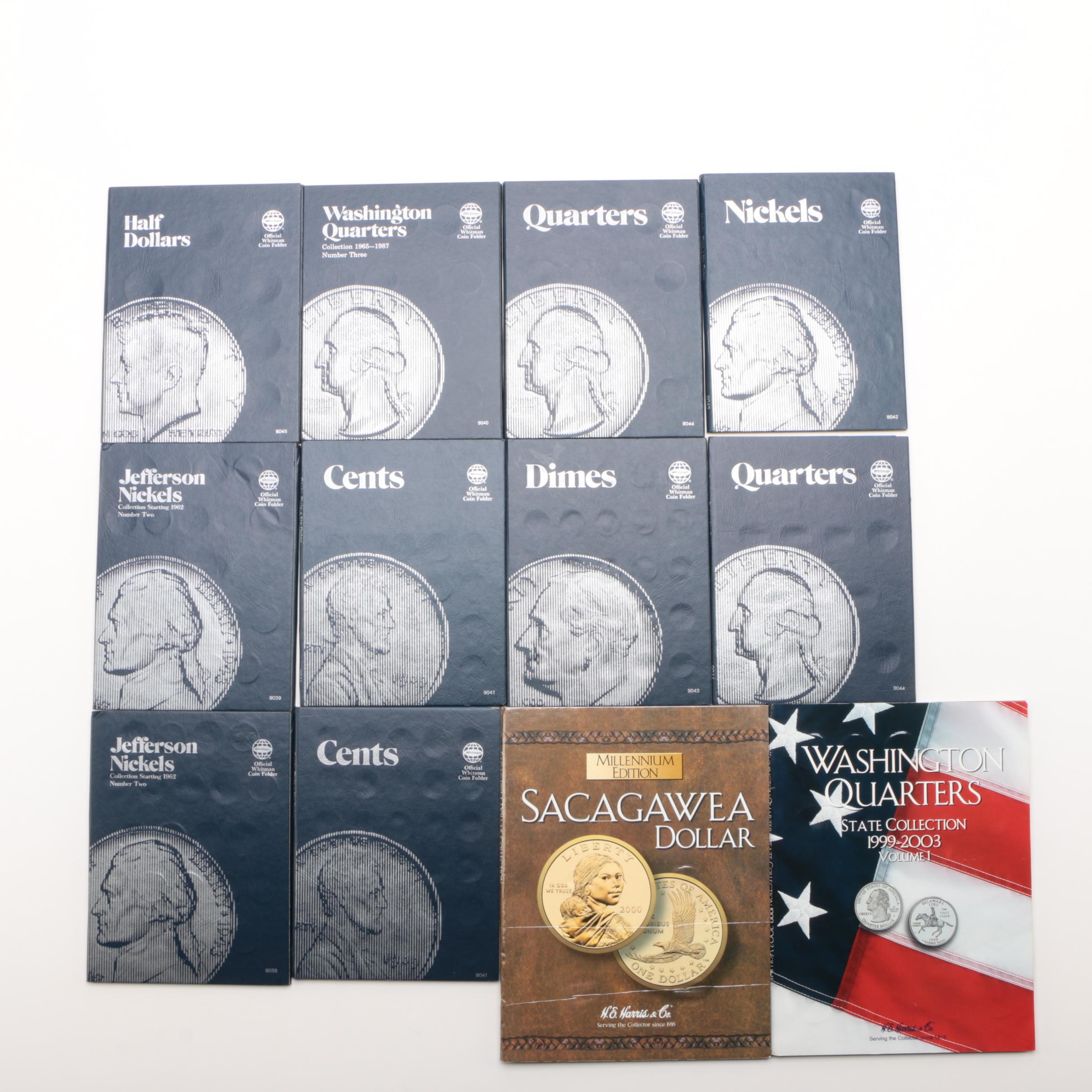Twelve Binders of Modern U.S. Coinage
