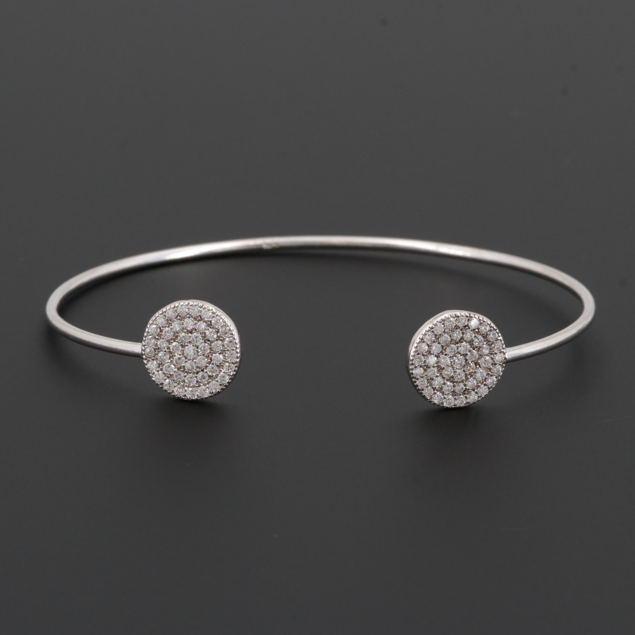 Sterling Silver Cubic Zirconia Bracelet
