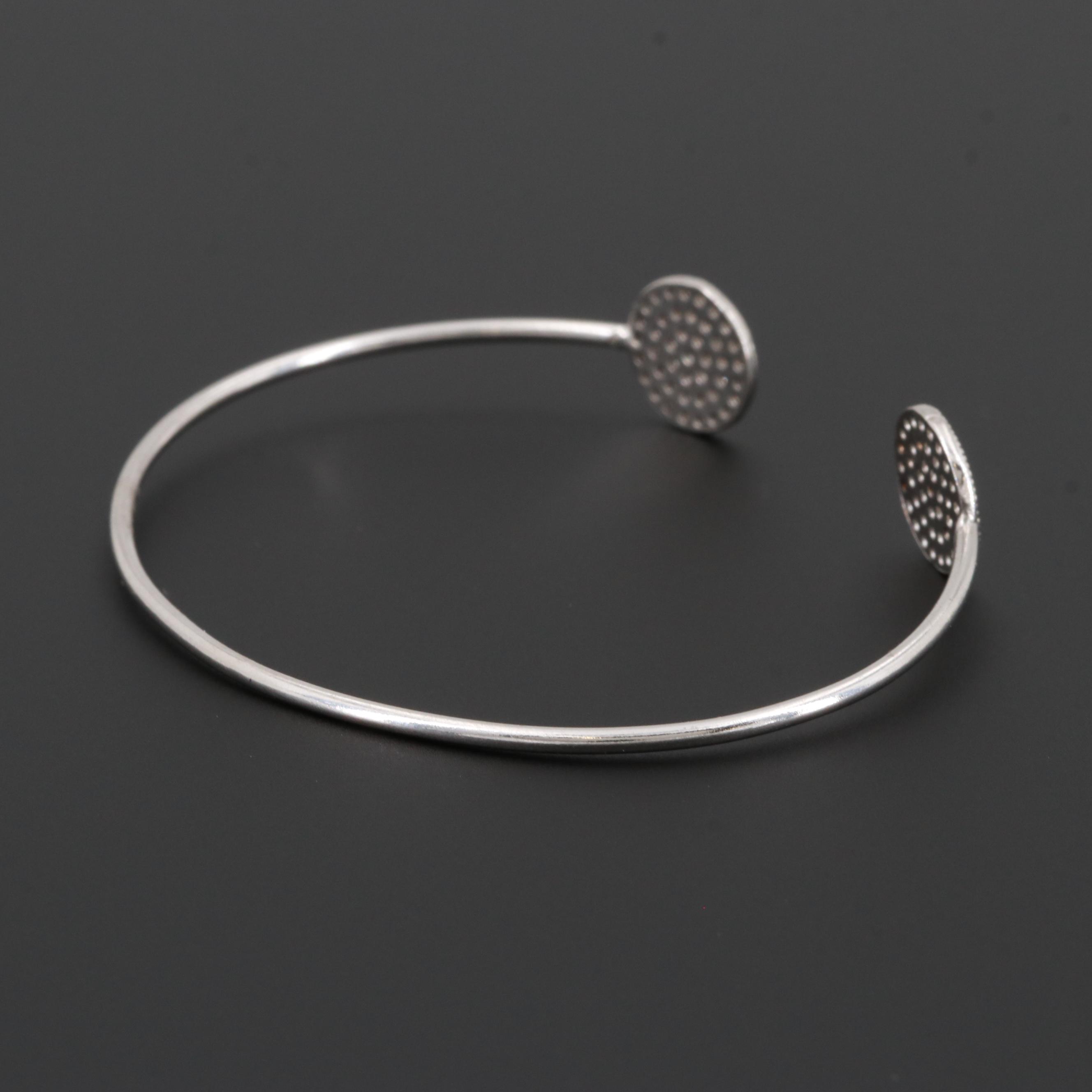 Sterling Silver Cubic Zirconia Bracelet