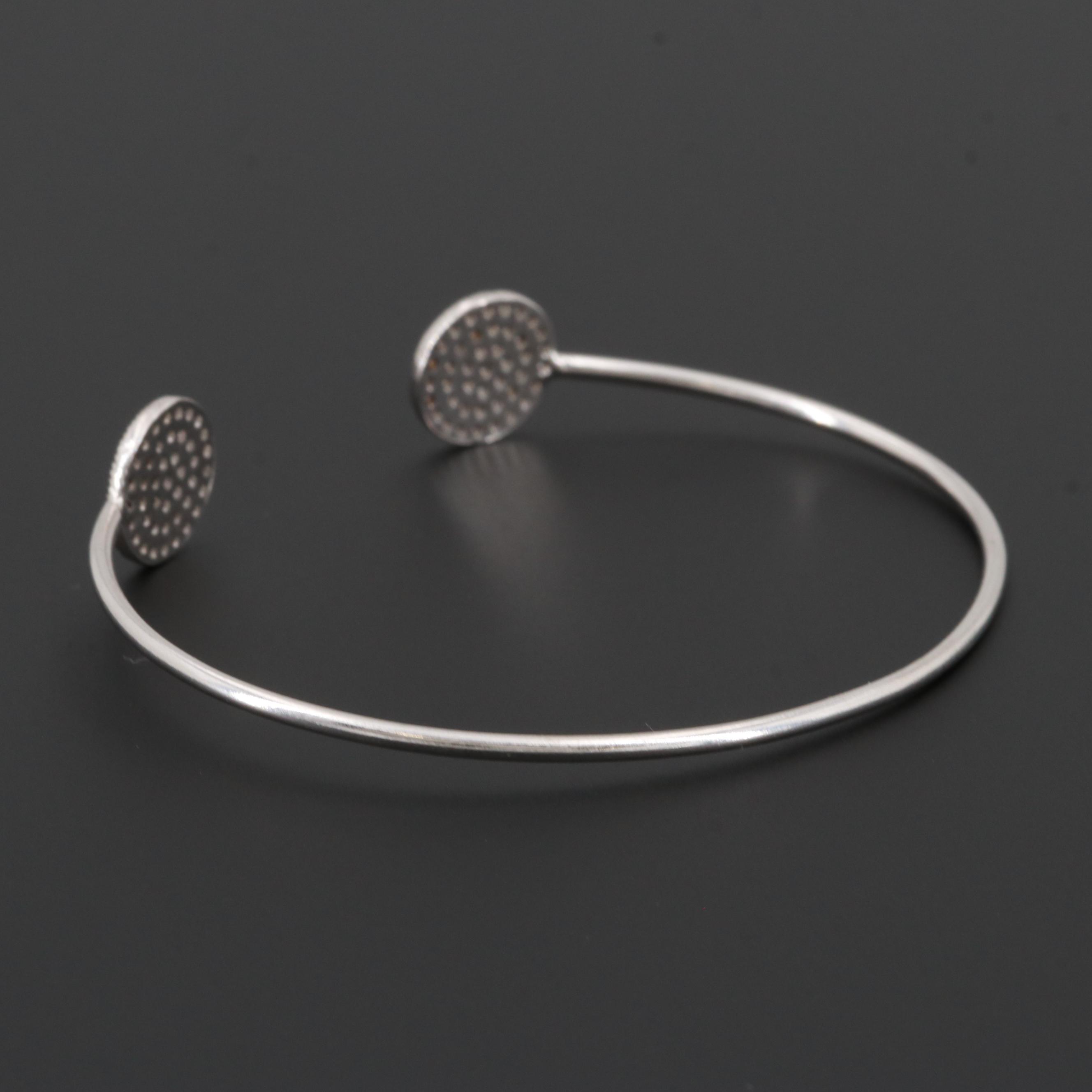 Sterling Silver Cubic Zirconia Bracelet