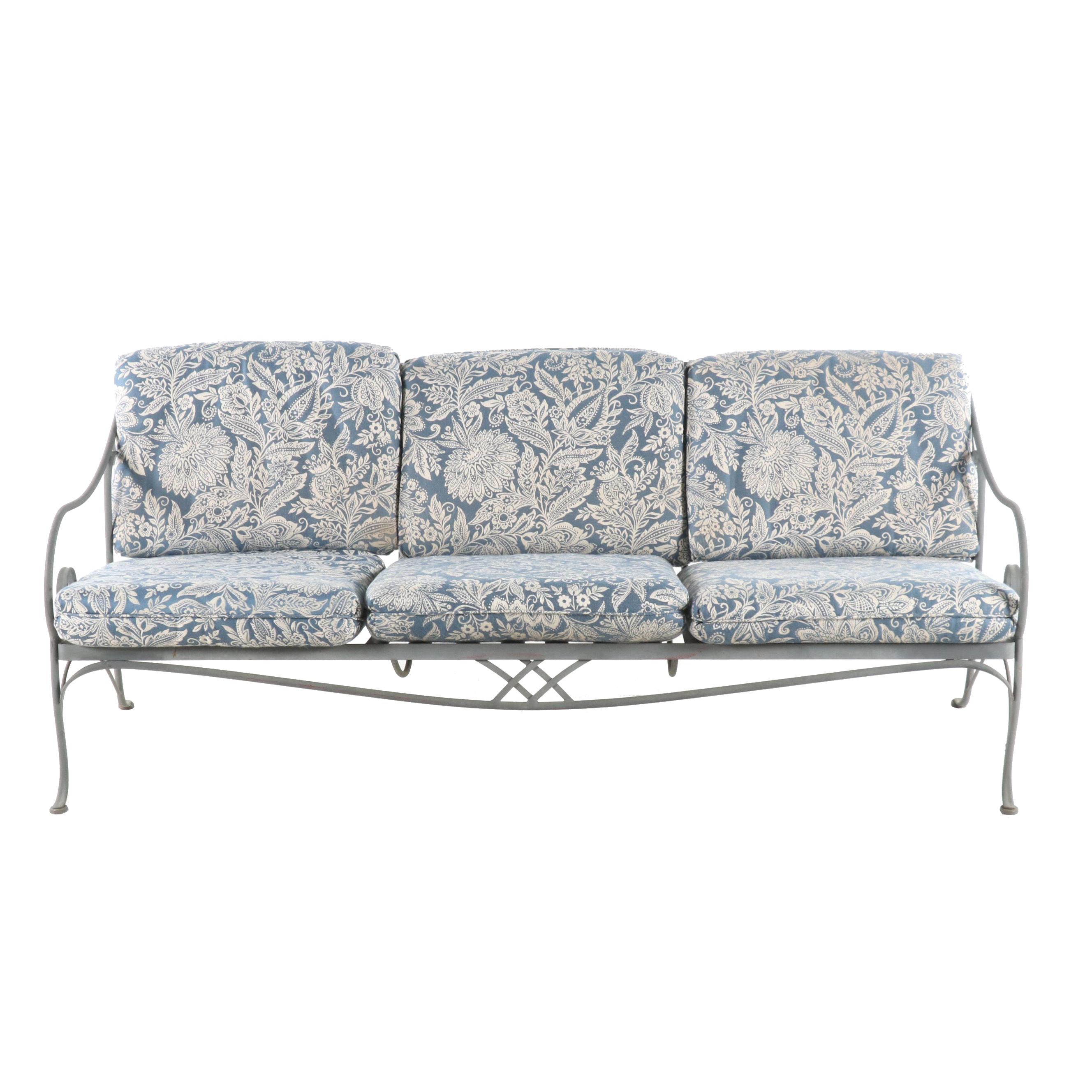 Metal Patio Sofa, Contemporary