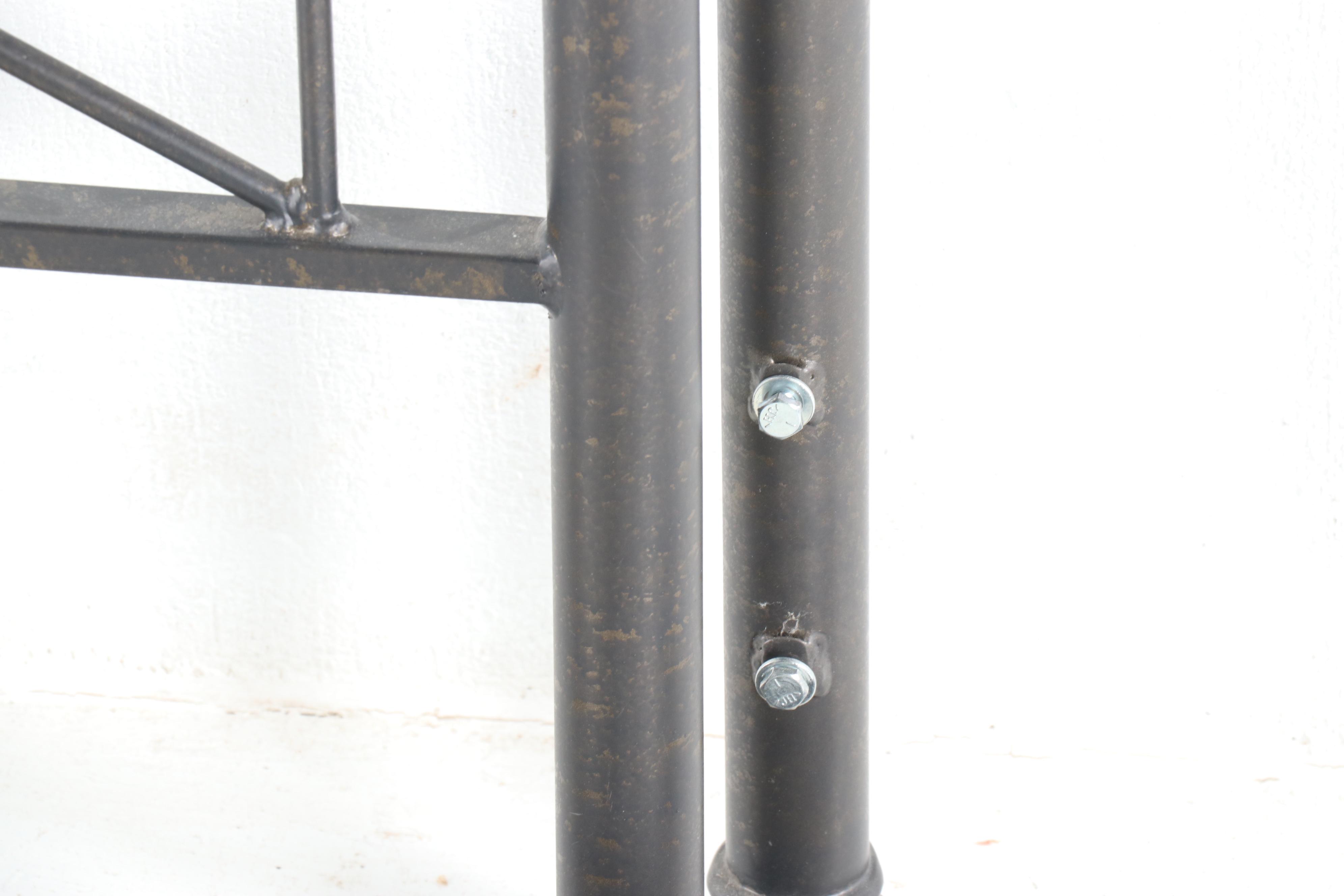 Full Size Iron Bed, Contemporary