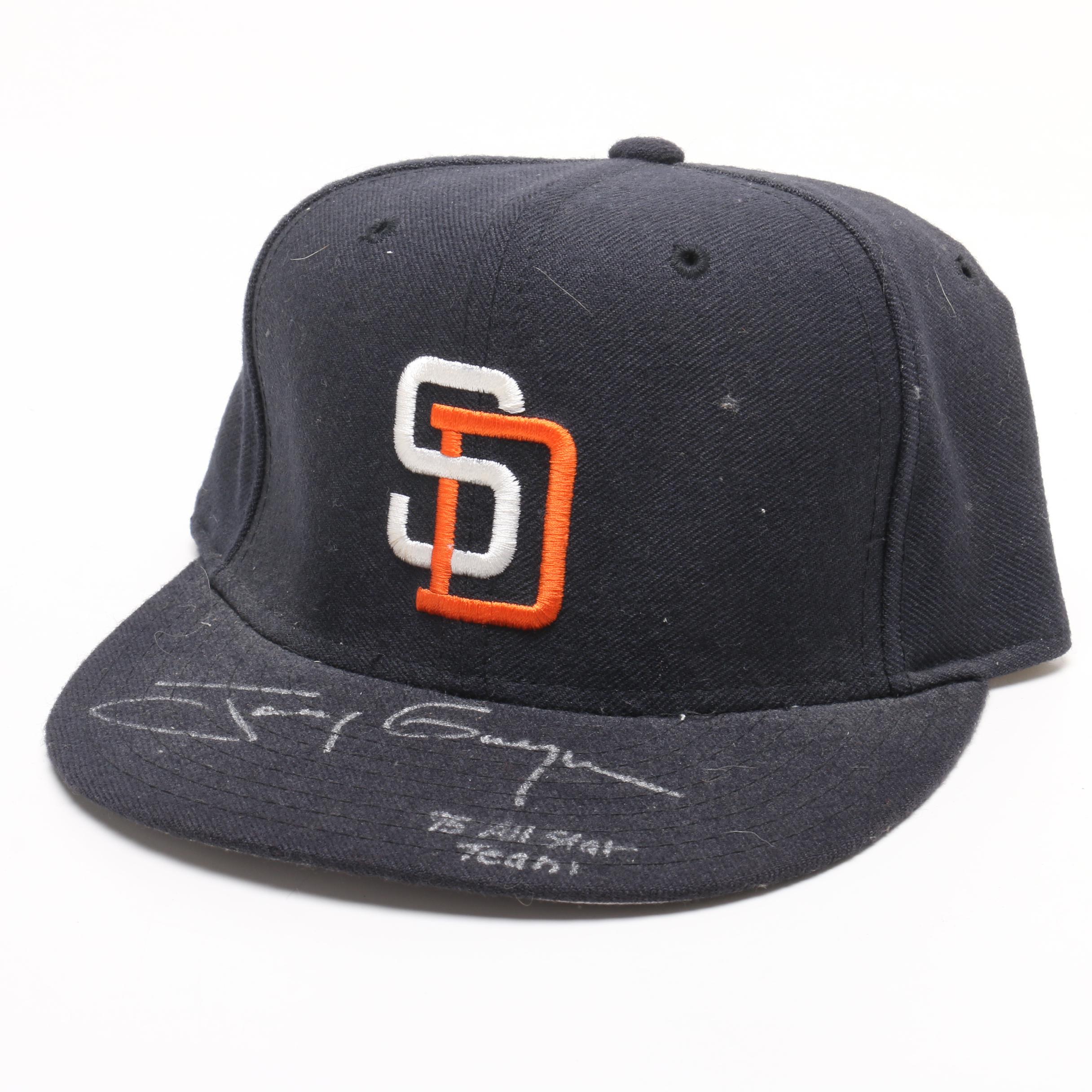 Tony Gwynn and Jay Bell Signed New Era Major League Baseball Replica Caps