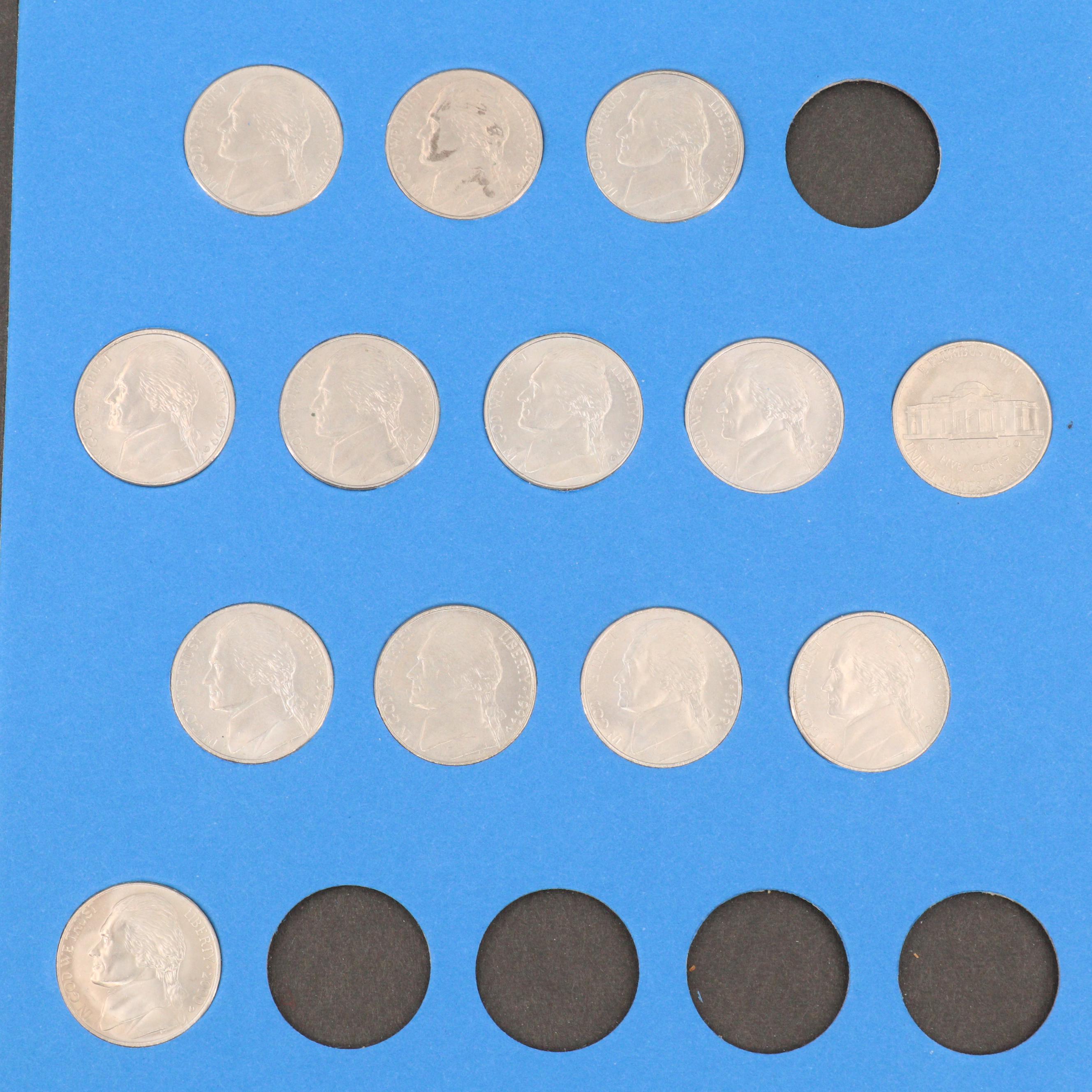 Twelve Binders of Modern U.S. Coinage