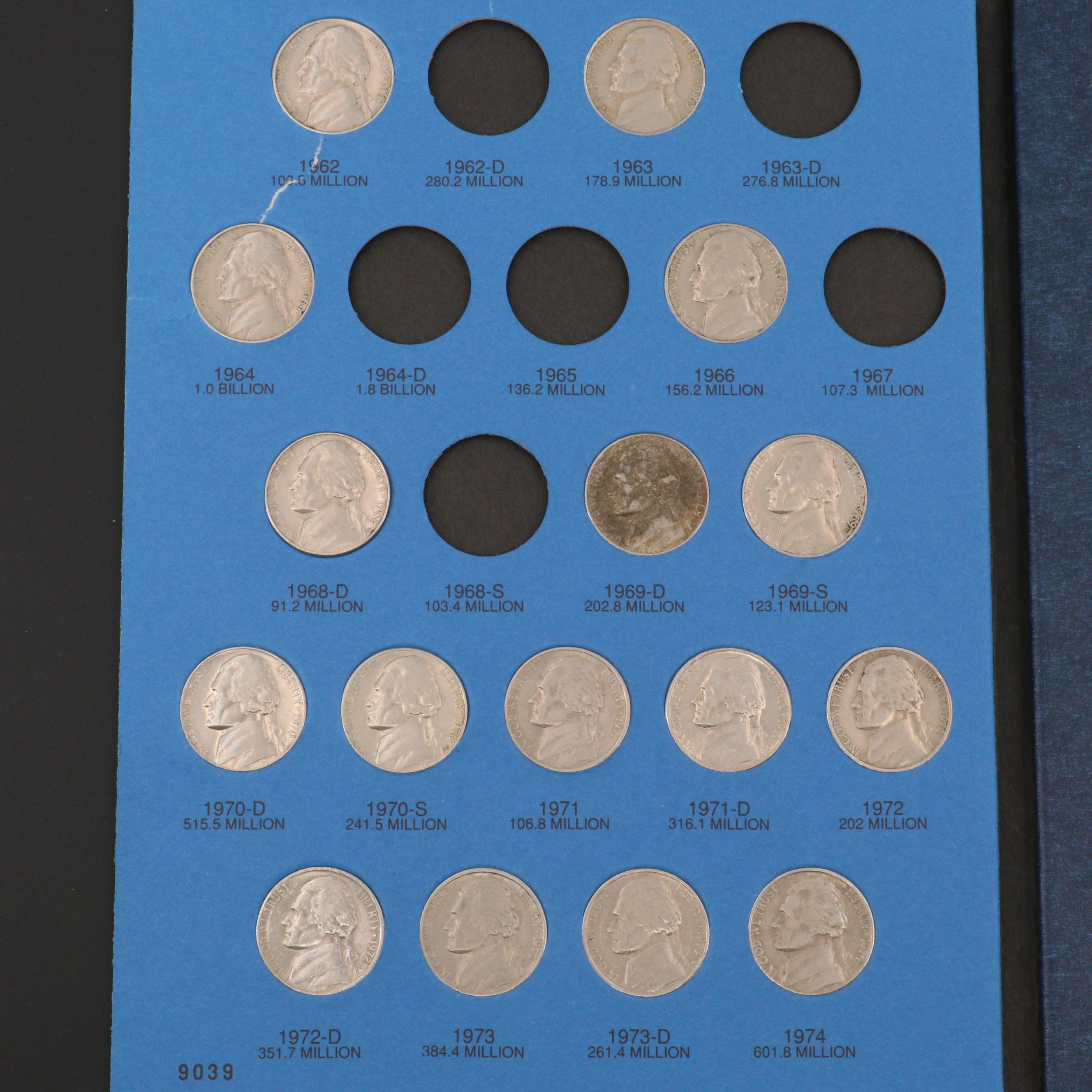 Twelve Binders of Modern U.S. Coinage
