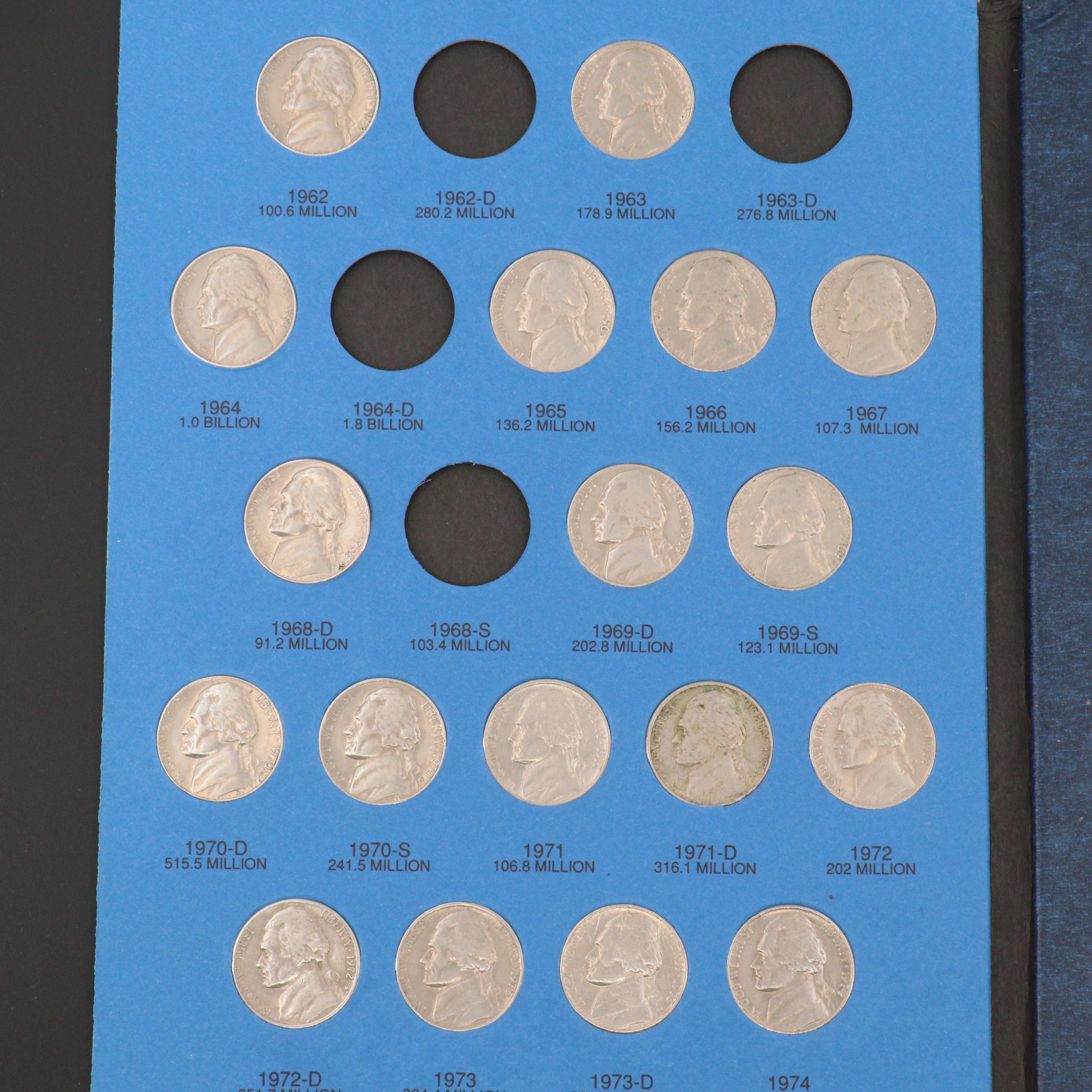 Twelve Binders of Modern U.S. Coinage