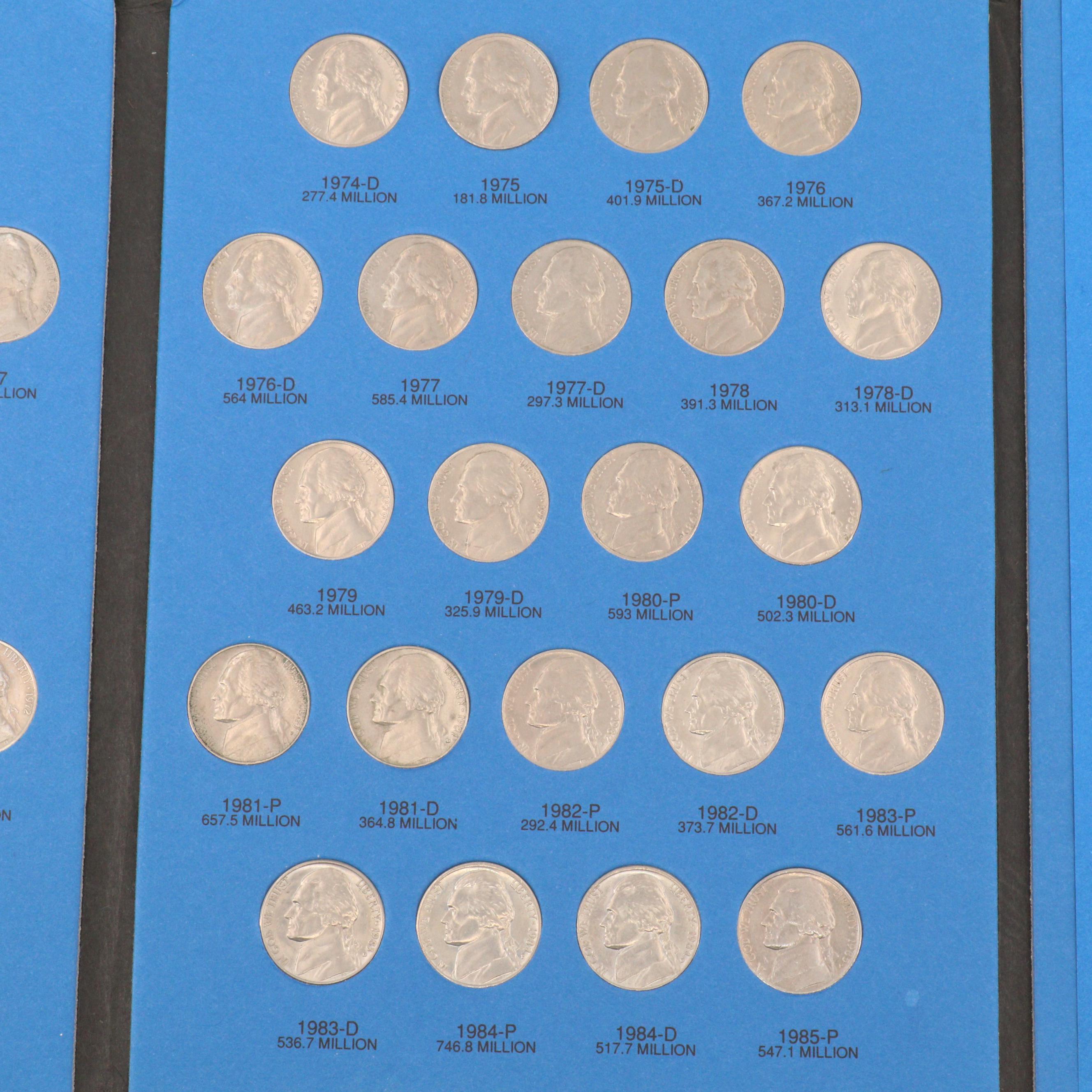 Twelve Binders of Modern U.S. Coinage