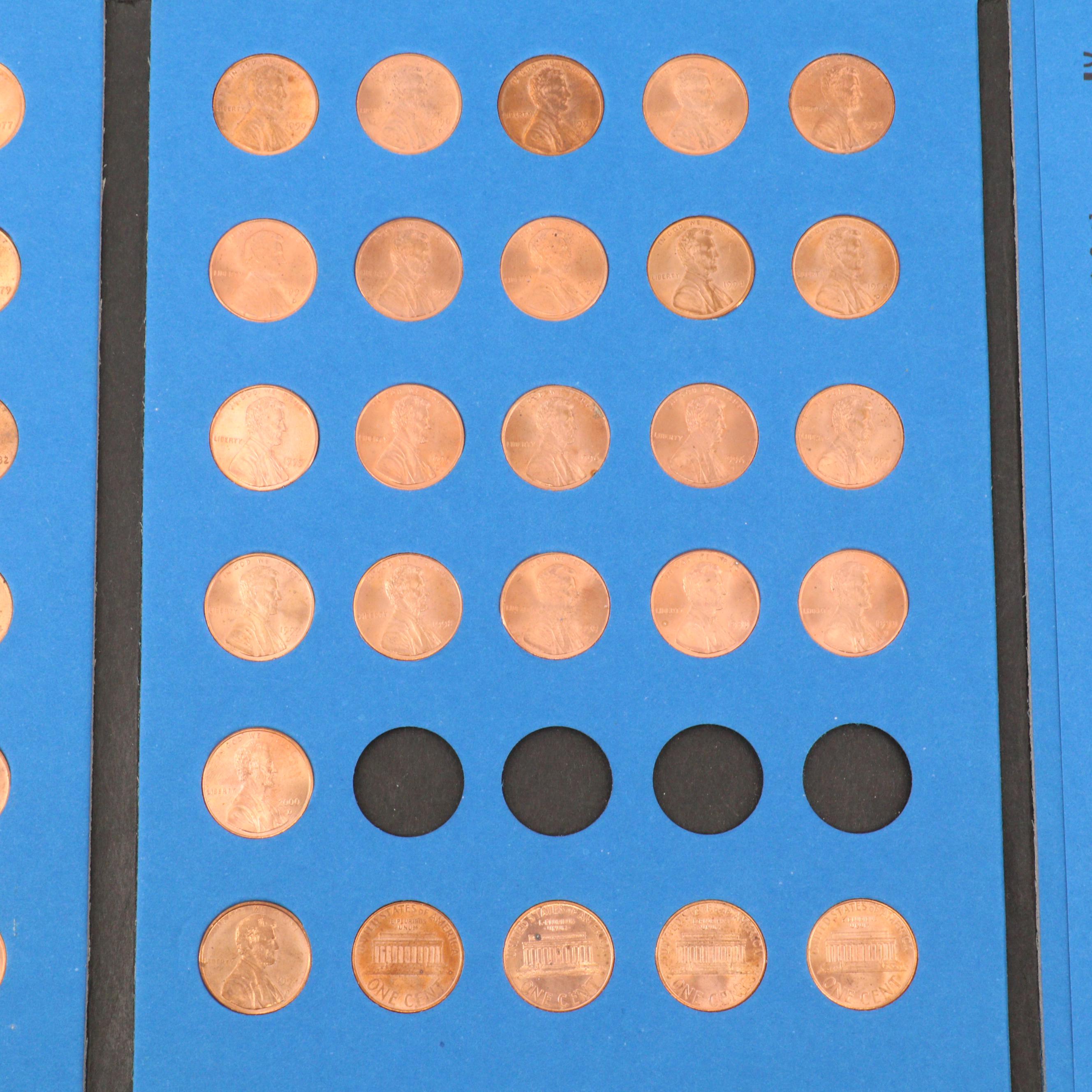 Twelve Binders of Modern U.S. Coinage