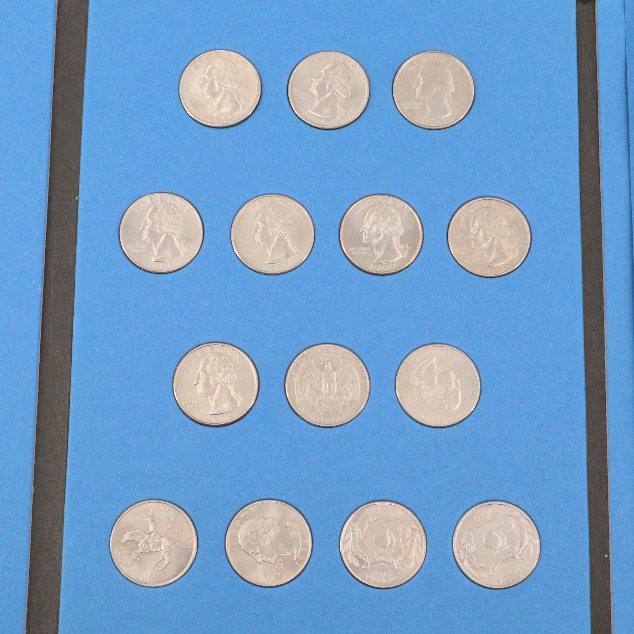 Twelve Binders of Modern U.S. Coinage