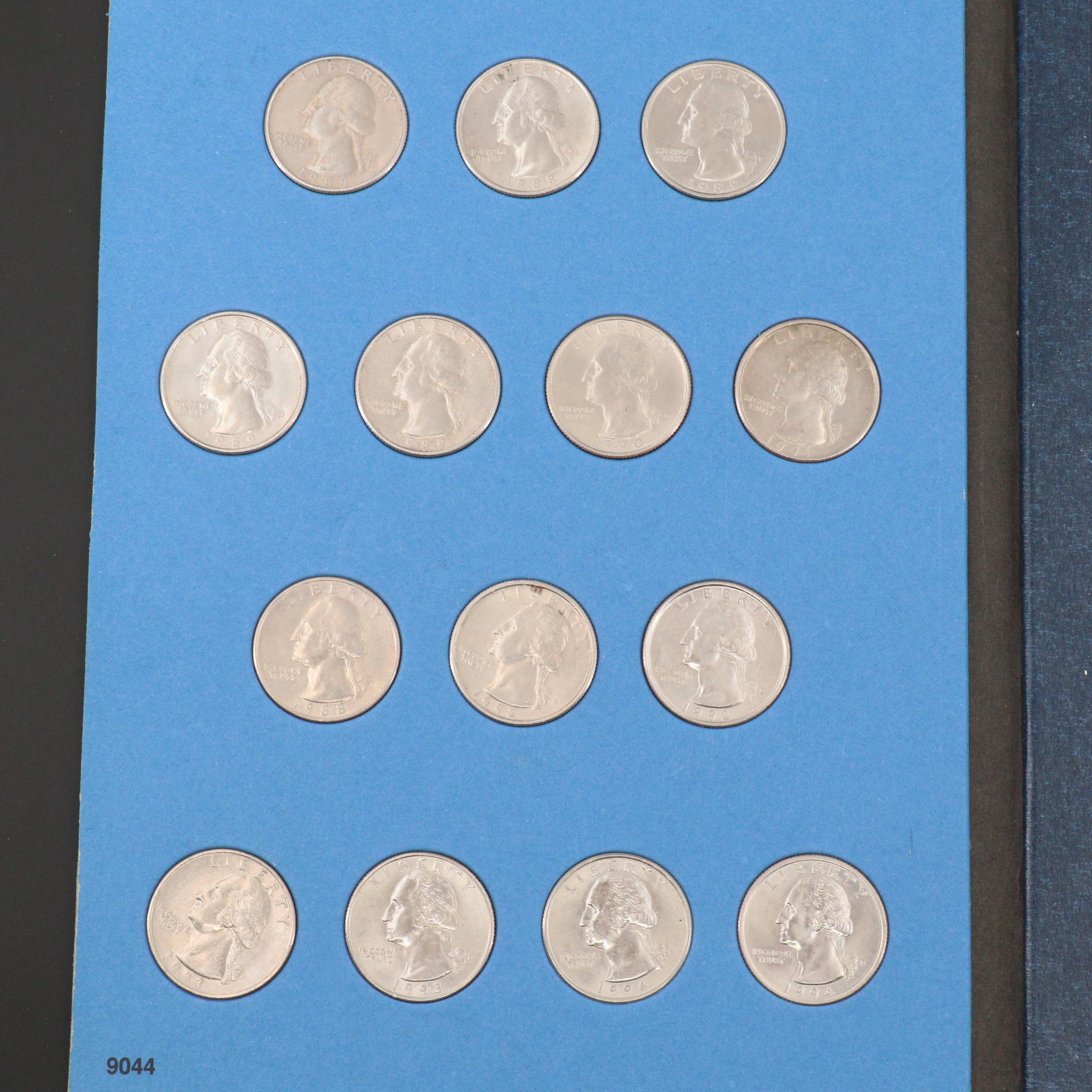 Twelve Binders of Modern U.S. Coinage