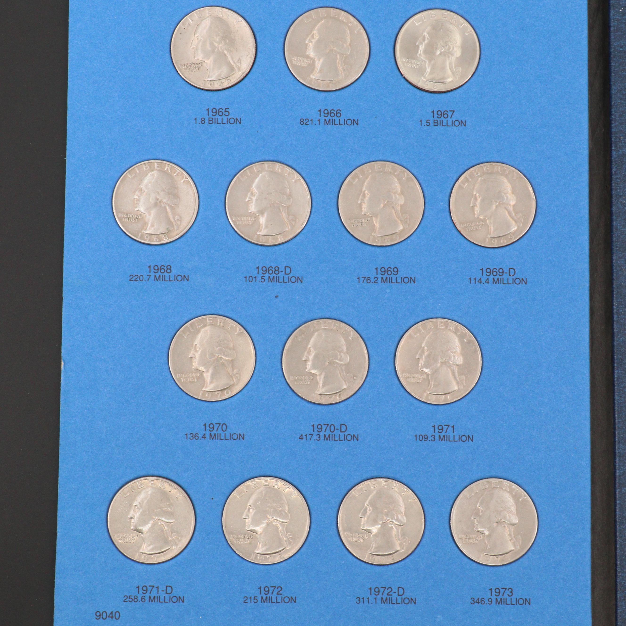 Twelve Binders of Modern U.S. Coinage