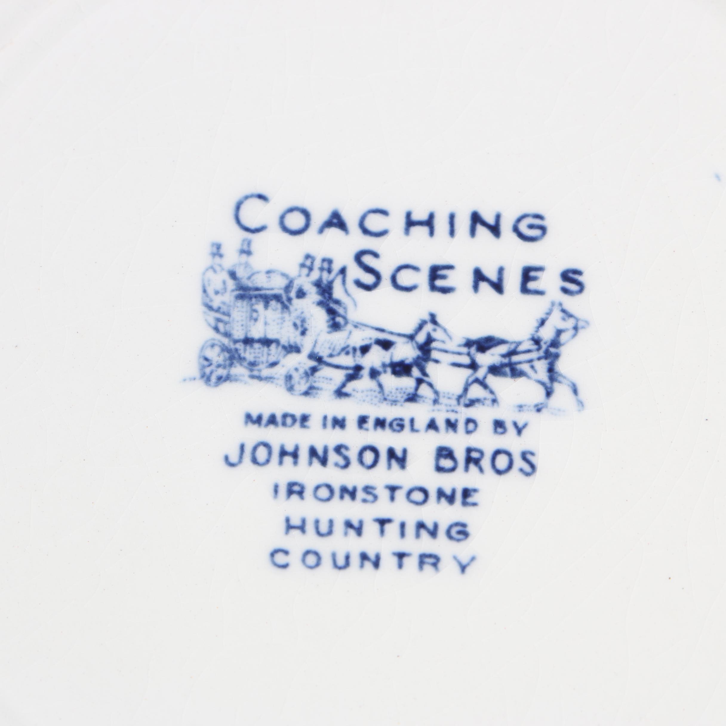 Johnson Brothers Ironstone Dinnerware "Coaching Scenes"