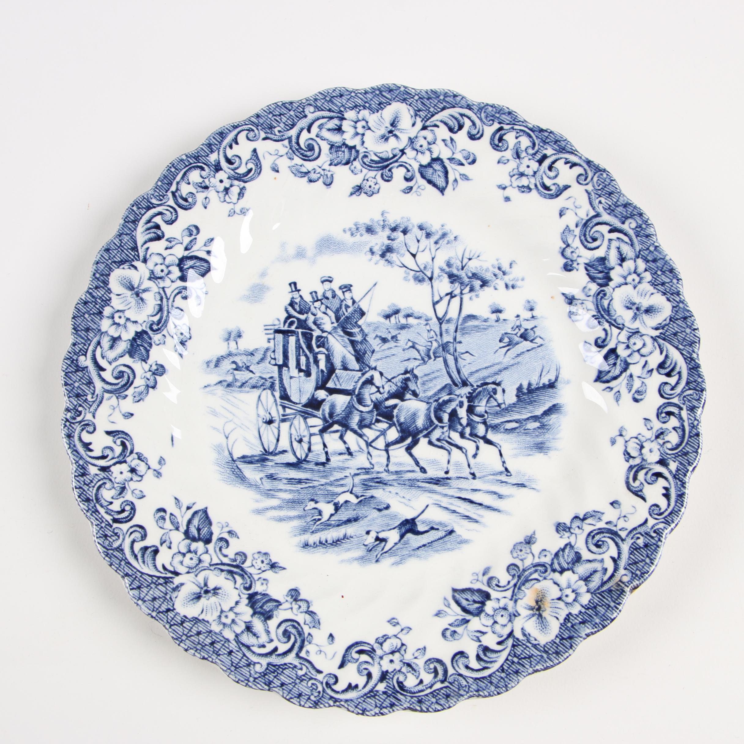 Johnson Brothers Ironstone Dinnerware "Coaching Scenes"